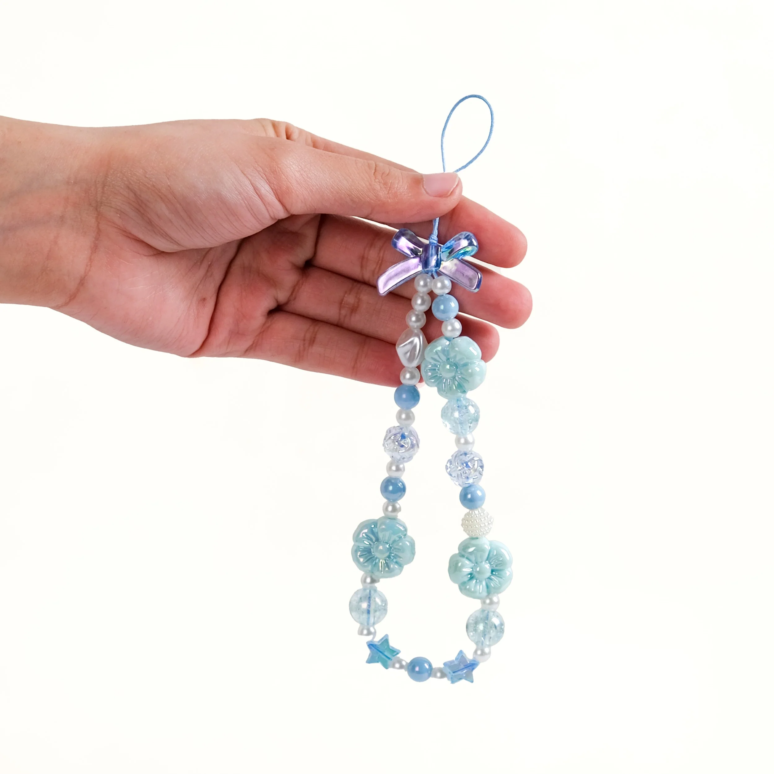 Dreamy Azure Cute Phone Lanyard - Image 2