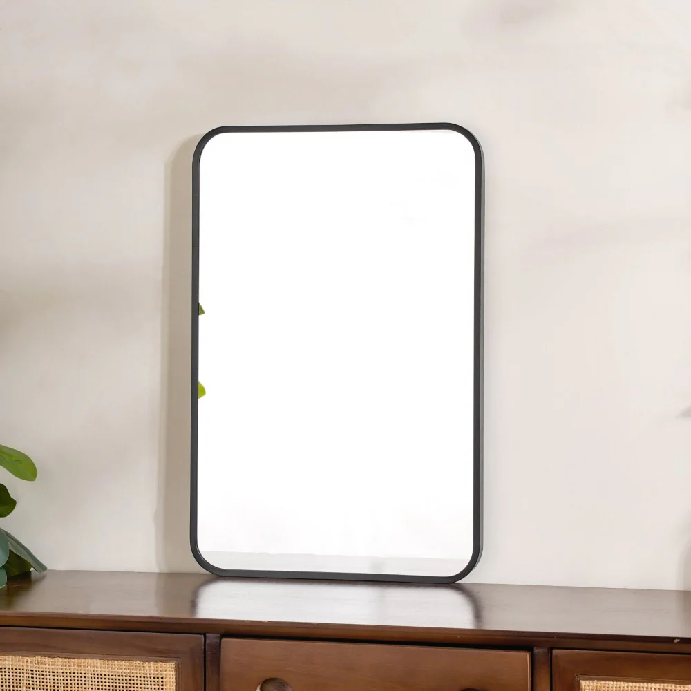 Dressing Table Mirror Black 23 x 16 Inches - Image 9