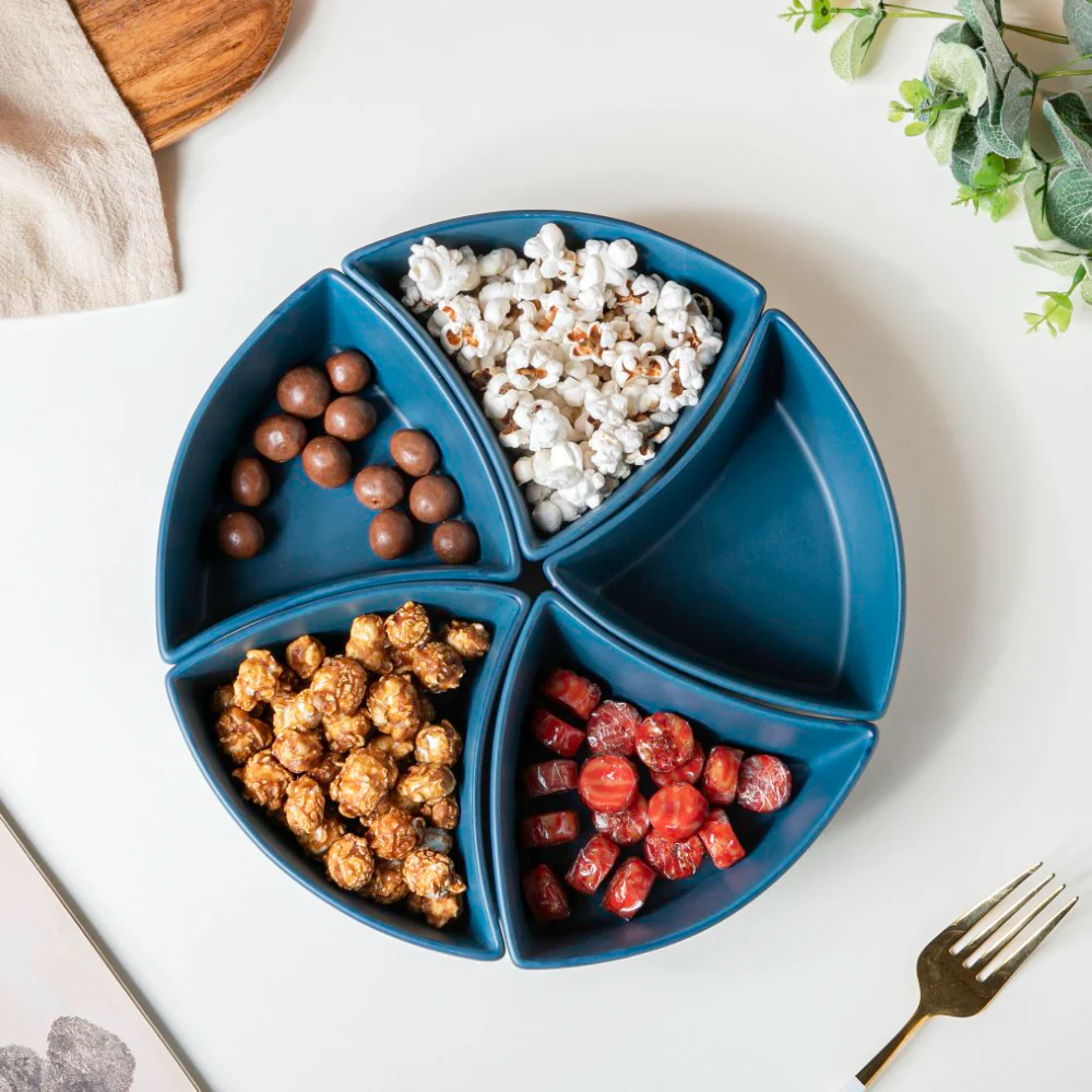 Dry Fruit Bowl Blue Set Of 5 200 ml - Image 8