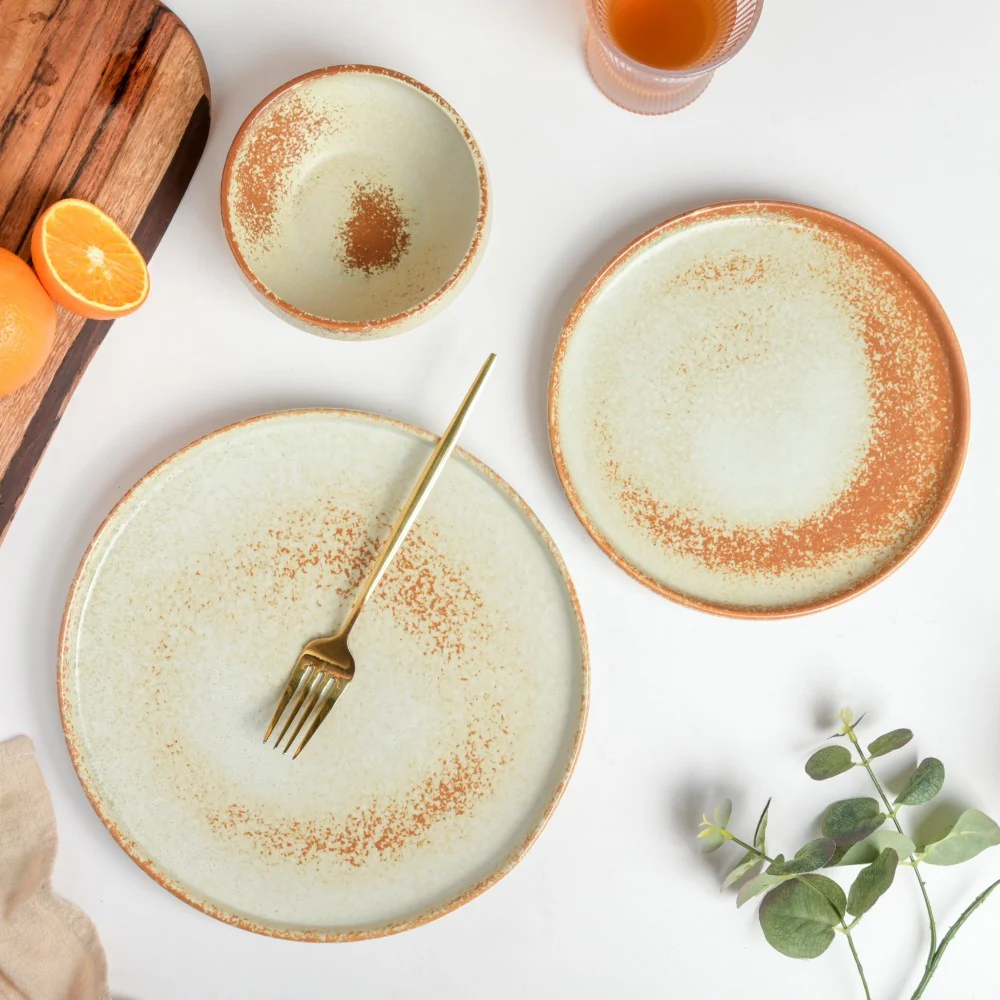 Earthy Stoneware Round Soup Bowl 350 ml - Image 8