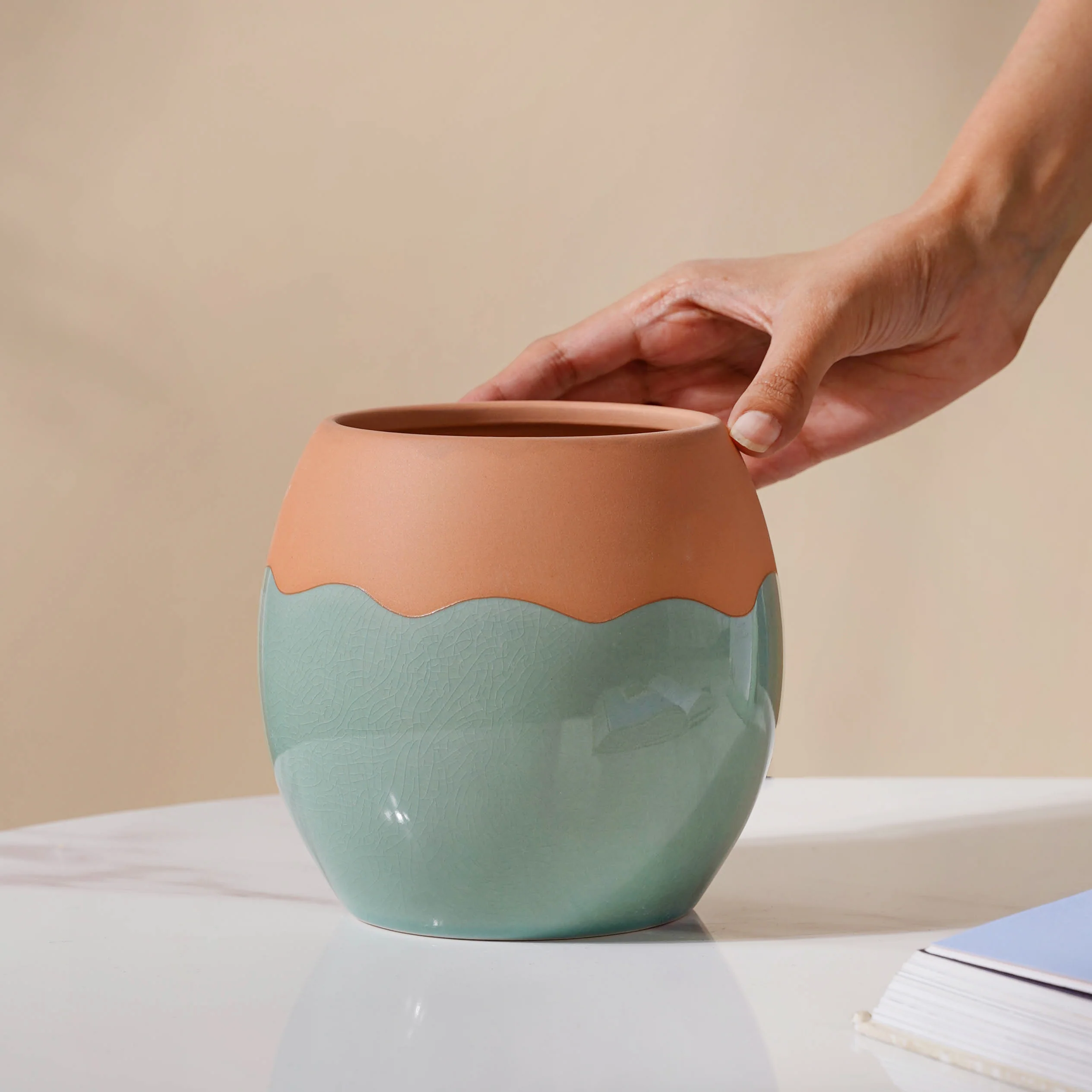 Earthy Toned Vase - Image 2