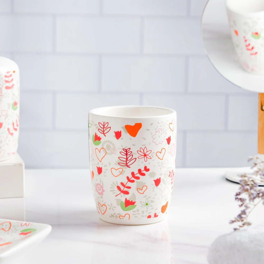 Eclectic Ceramic Bathroom Accessories Set of 5 - Image 10