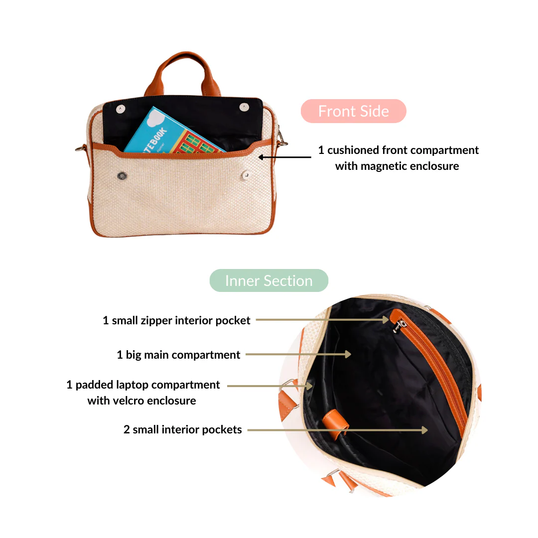 Eco Chic Laptop Bag - Image 12