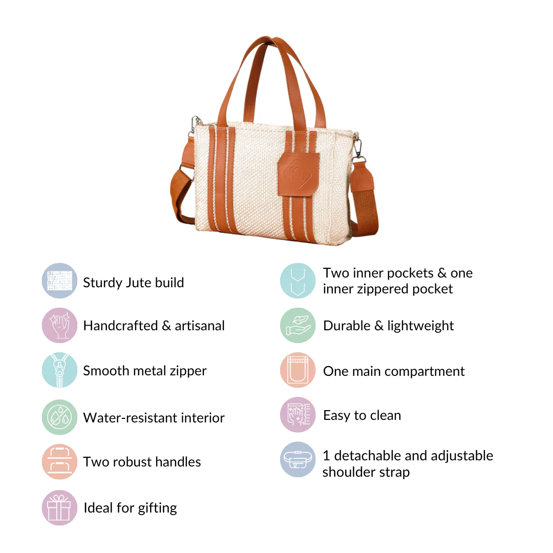 Eco Chic Mini Tote Bag For Women - Image 6