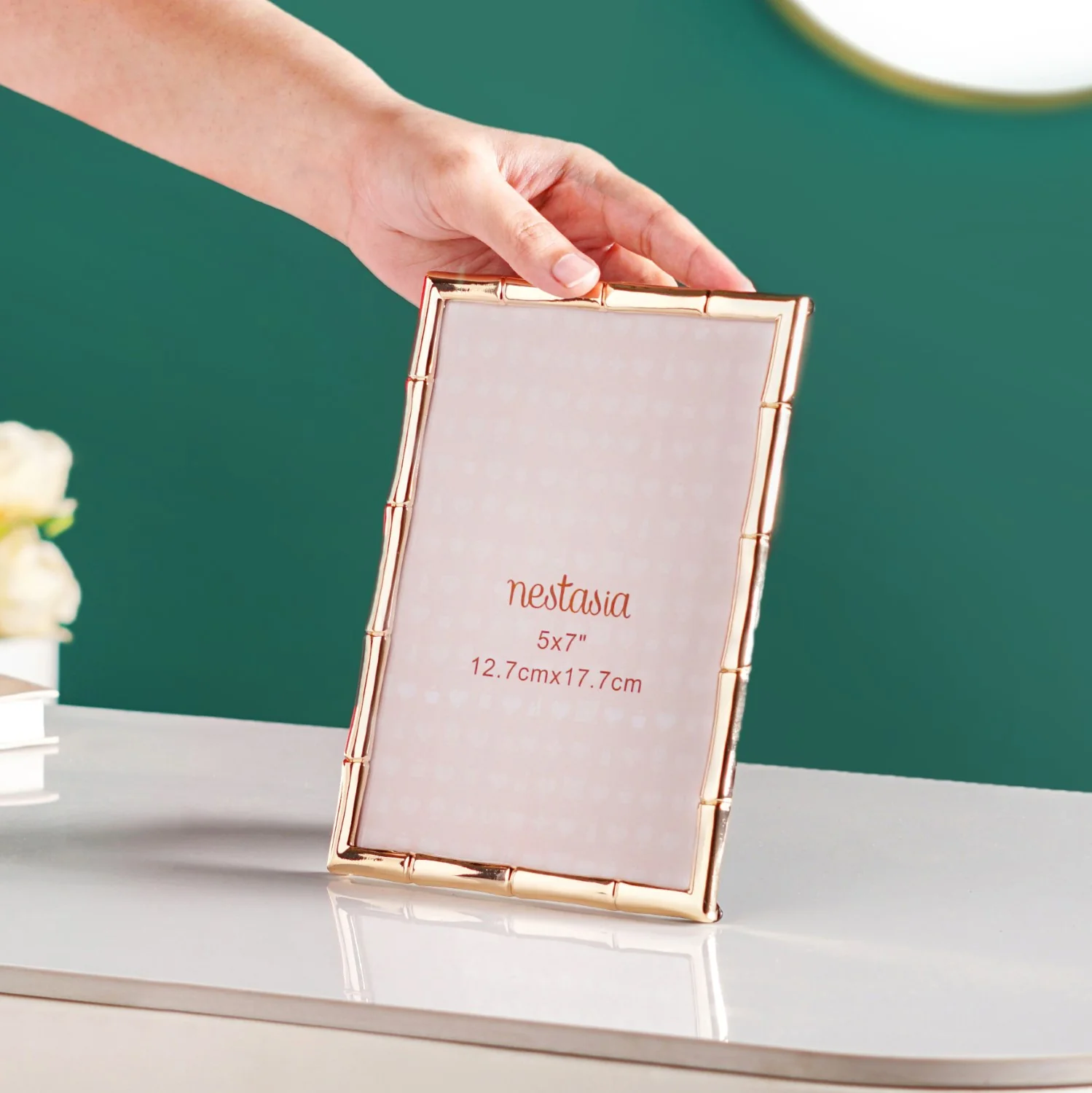 Eco Edge Medium Photo Frame Gold 13x18cm - Image 3