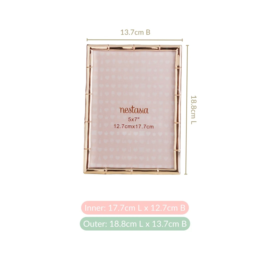 Eco Edge Medium Photo Frame Gold 13x18cm - Image 4