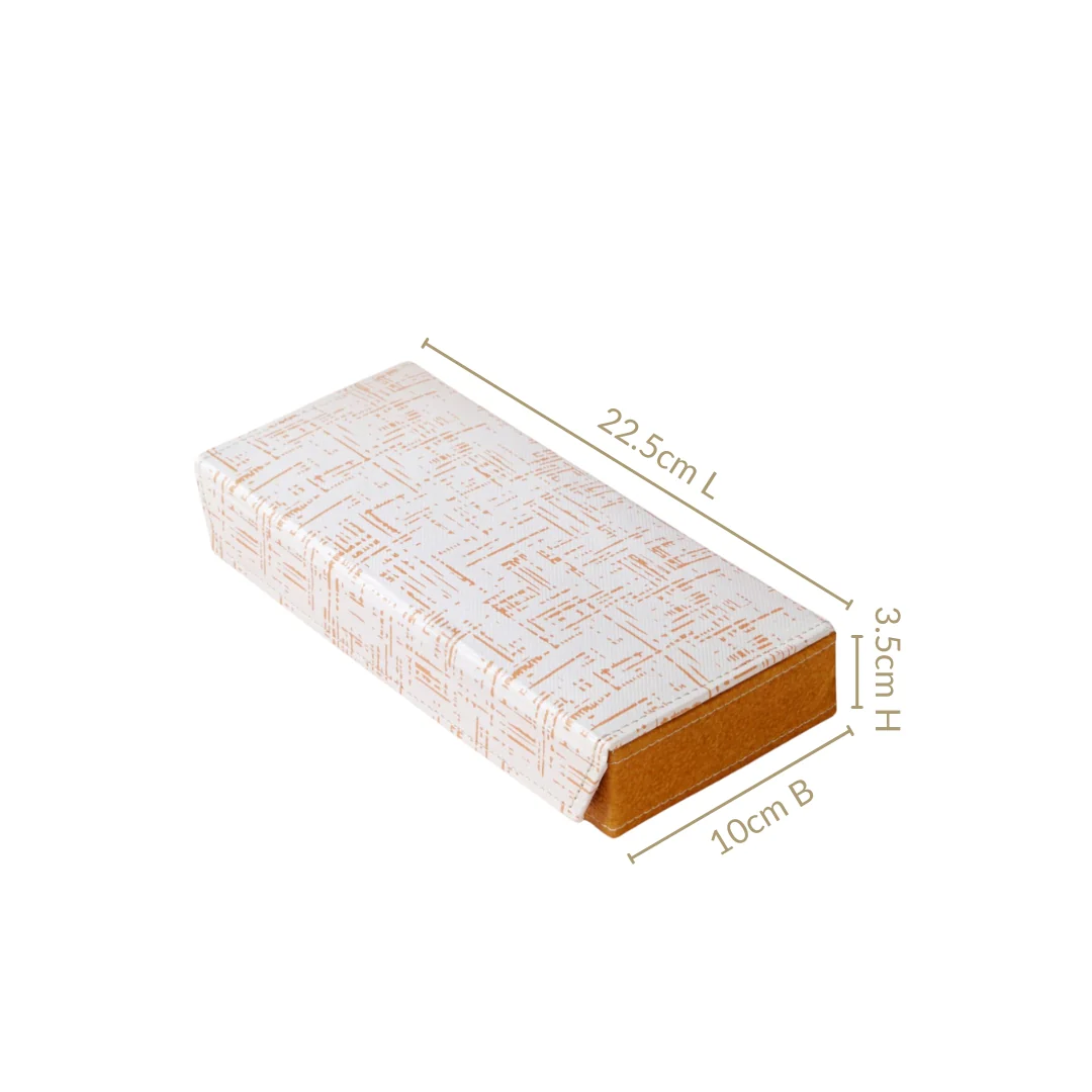 Eco Friendly Quadrata Pattern Sectioned Trinket Case - Image 4