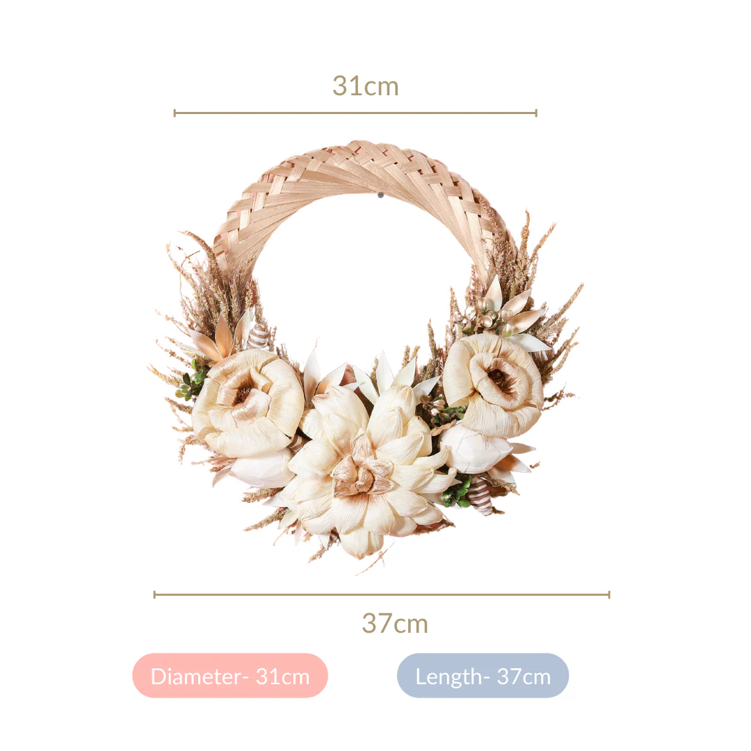 Eco-Friendly Wreath With Dried Flowers - Image 8