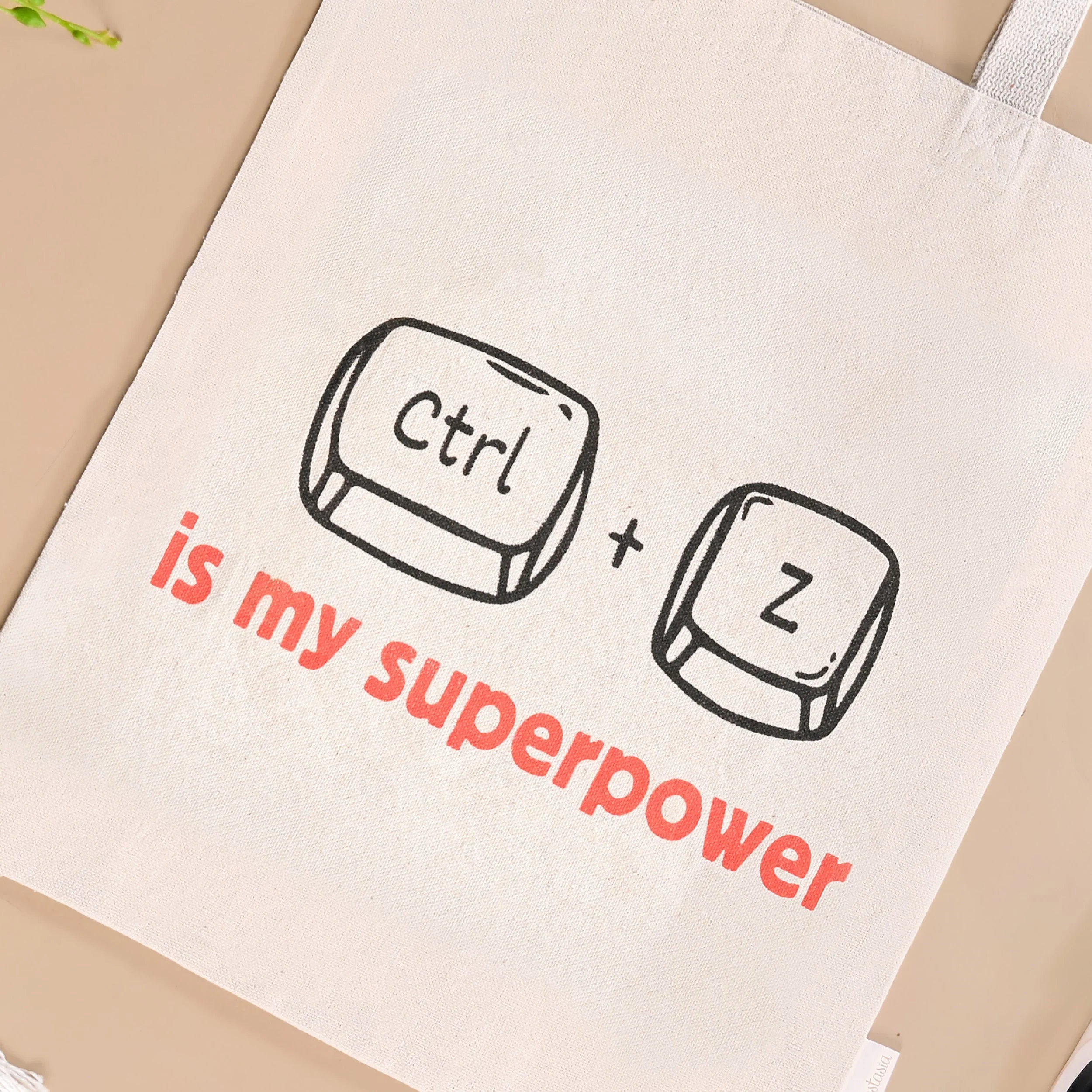 Ecofriendly Quirky Quotes Canvas Tote Bag For Women Set Of 2 - Image 10