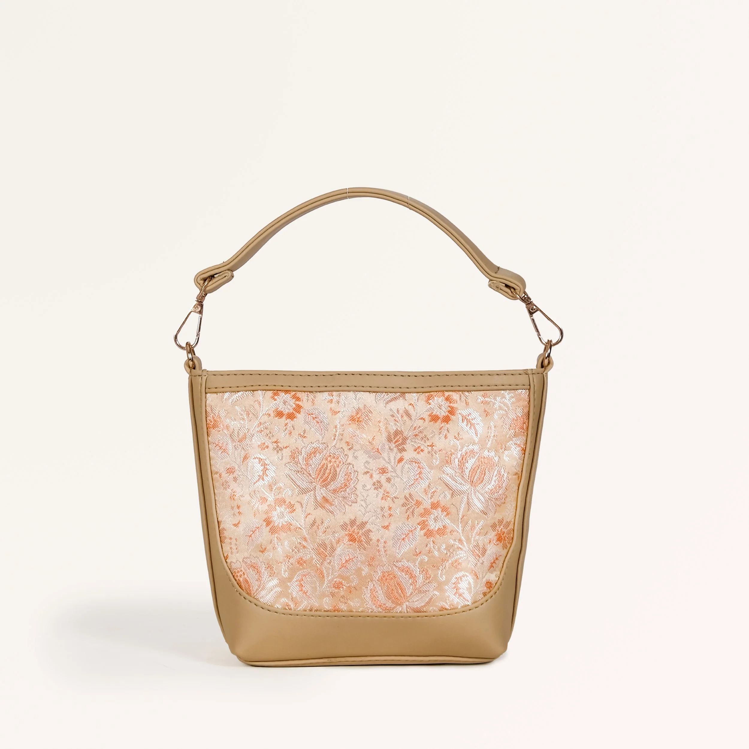 Eden Beige Bucket Handbag For Women - Image 11