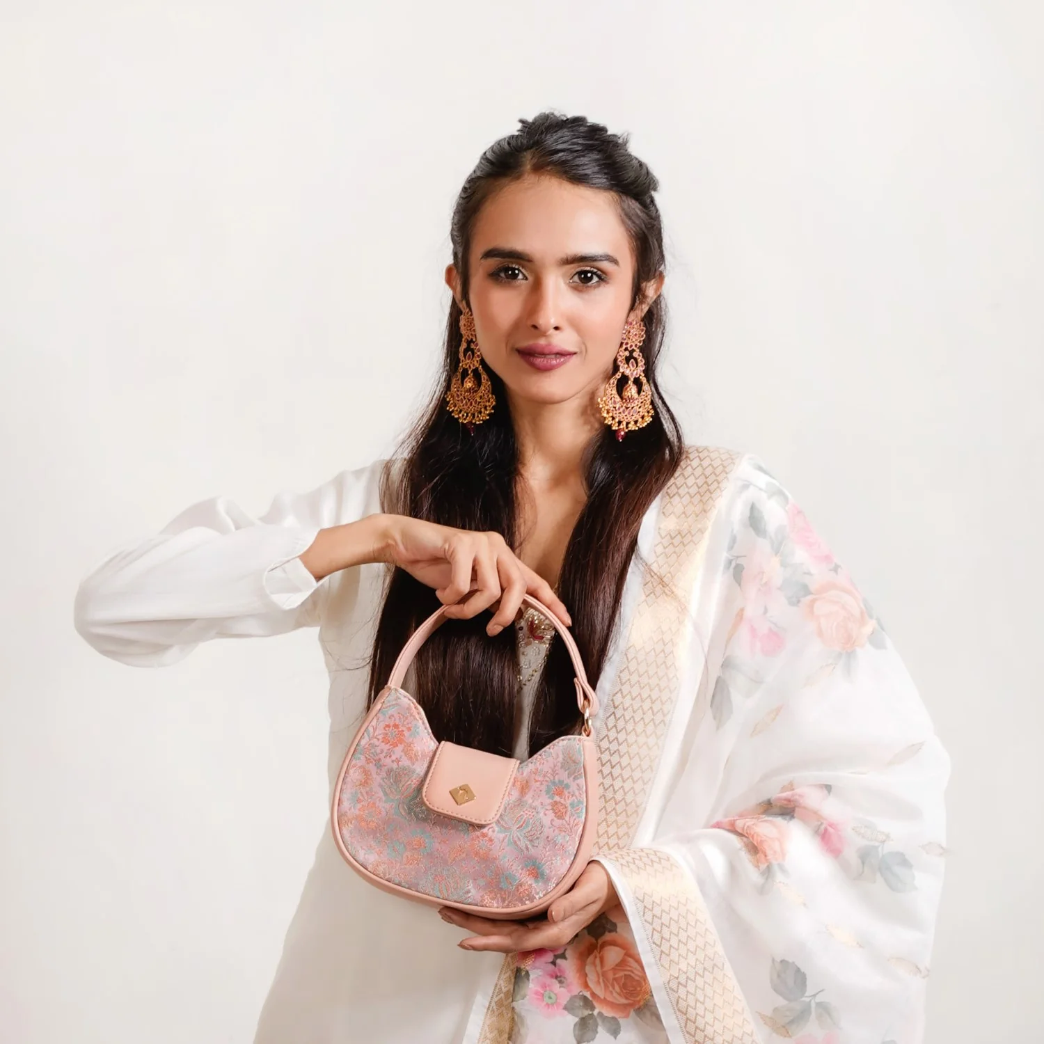 Eden Moon Handbag Pink - Image 3