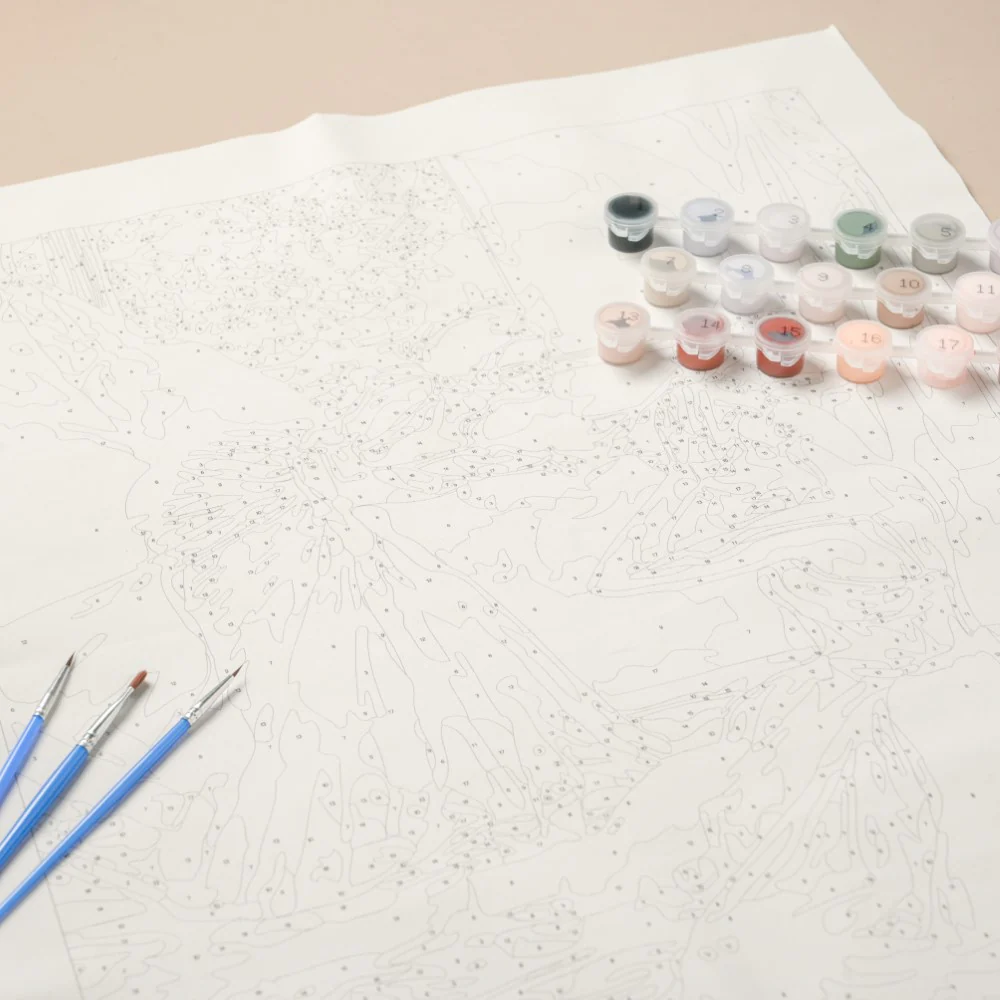 Elegant Ballet Dancers DIY Paint By Numbers Kit - Image 7