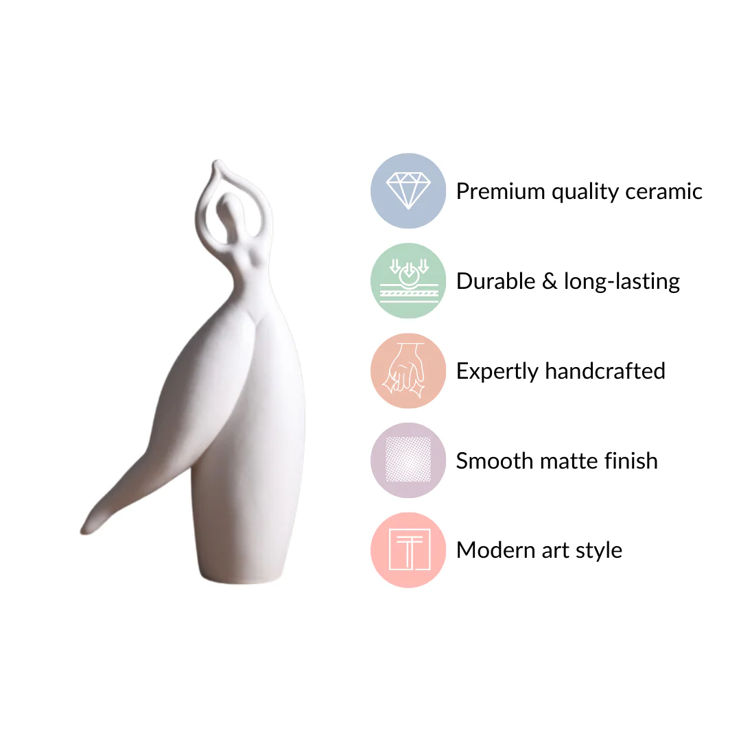 Elegant Dancer Decor Sculpture - Image 4