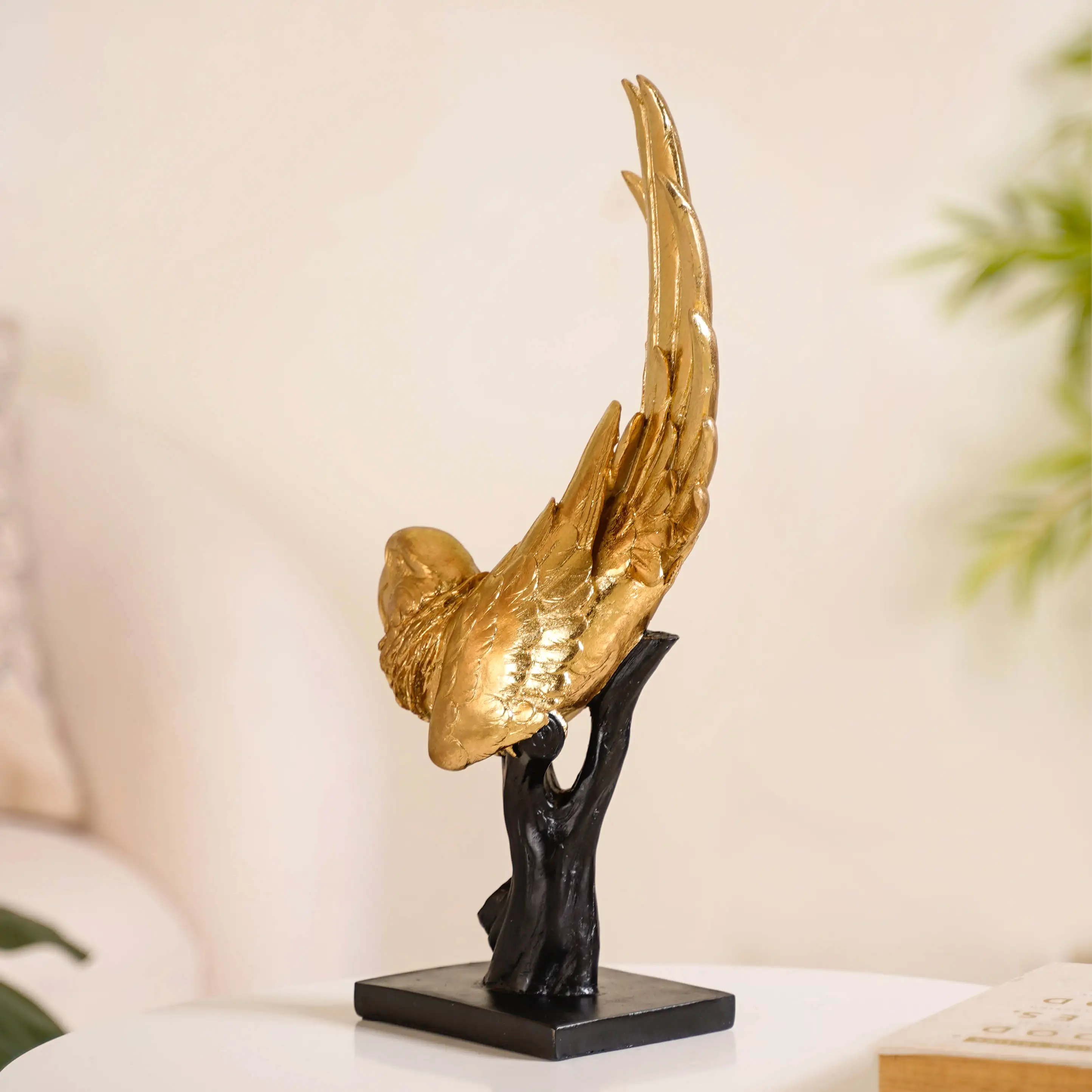 Elegant Macaw Showpiece Gold - Image 10