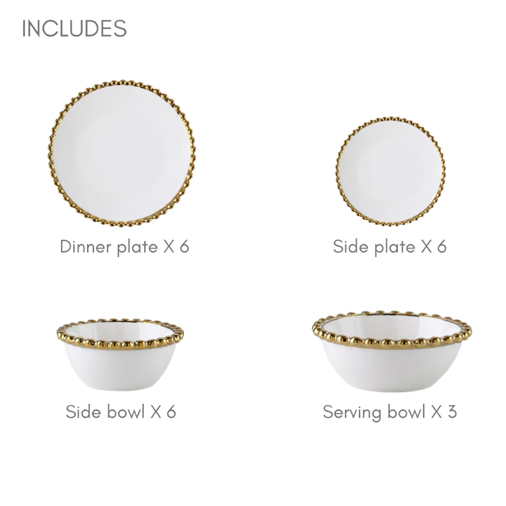 Elysian 21 Piece Dinner Set For 6 - Image 15