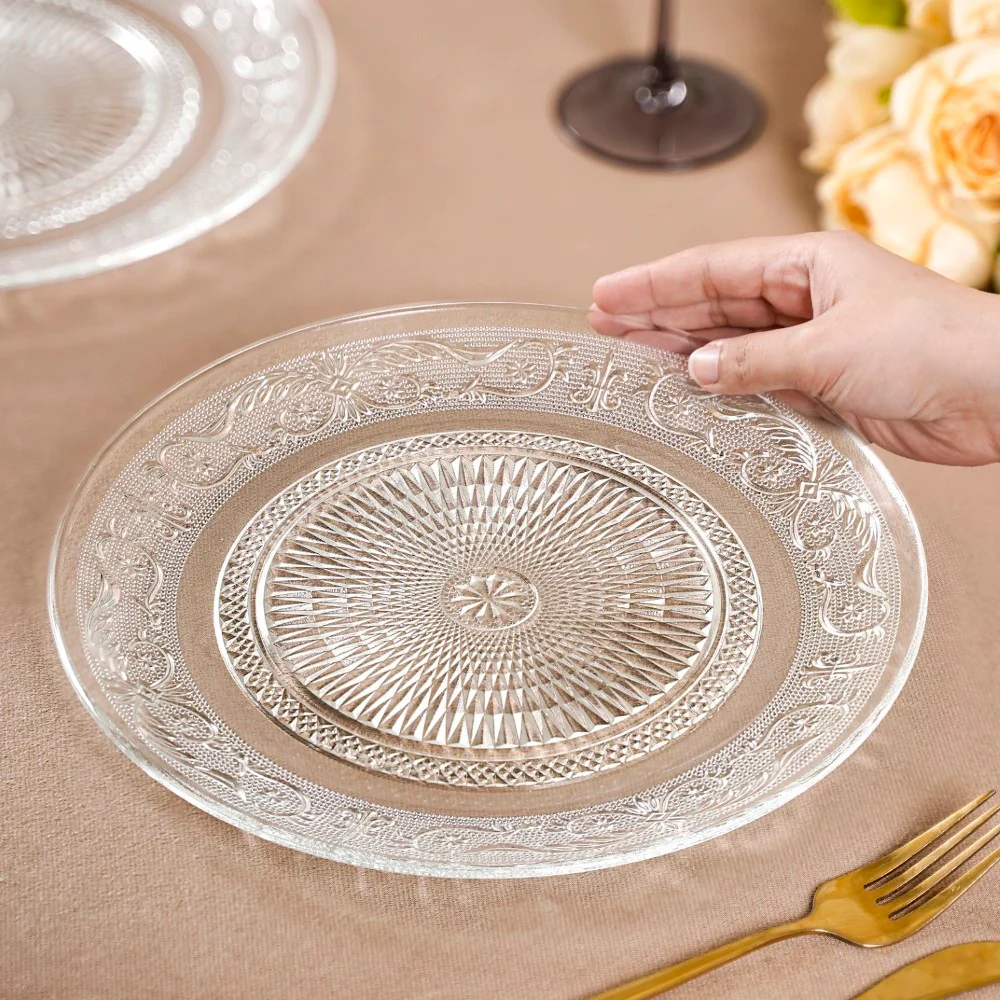 Embossed Dinner Plate Set Of 6 25cm - Image 4