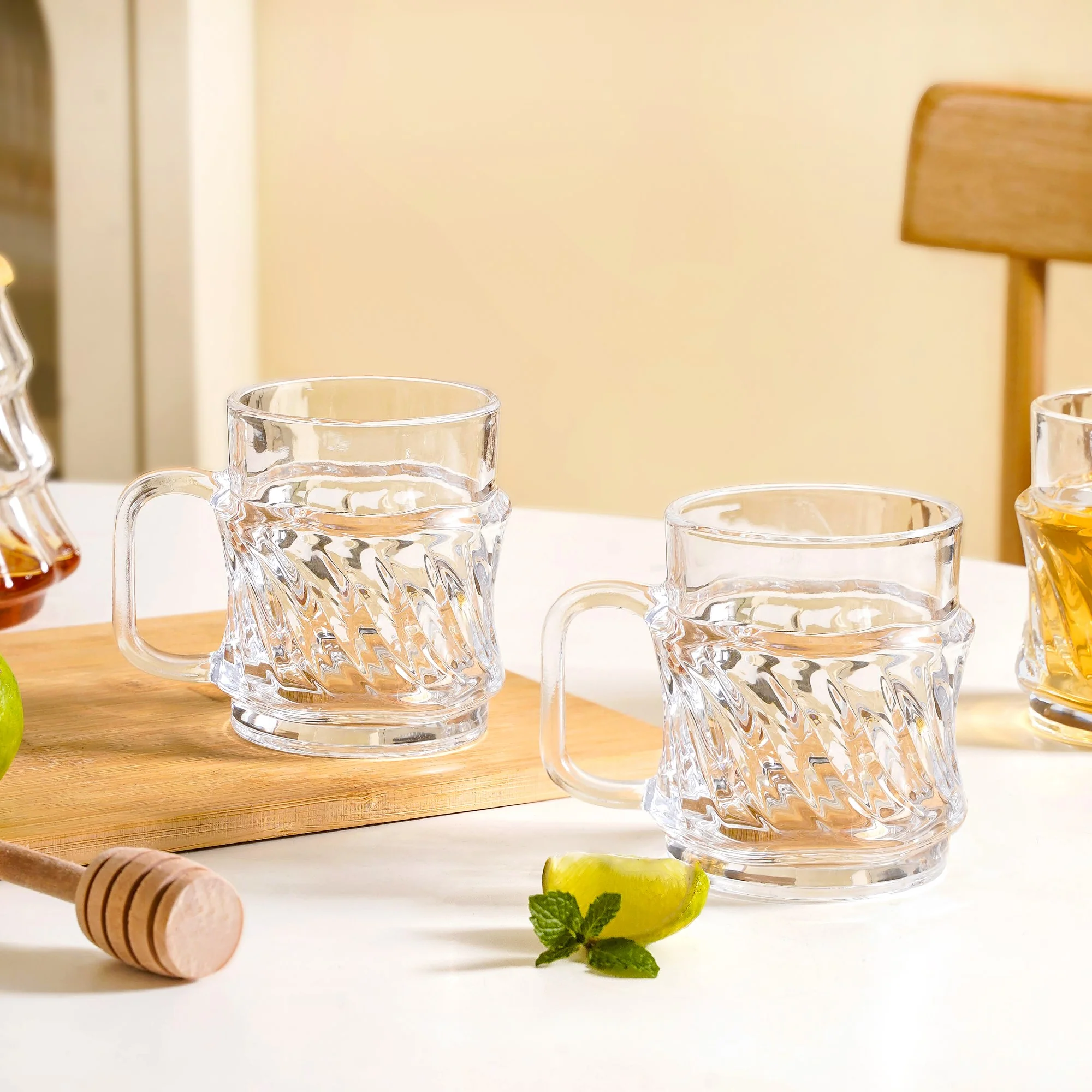 Embossed Tea Cup Set Of 6 165ml - Image 8