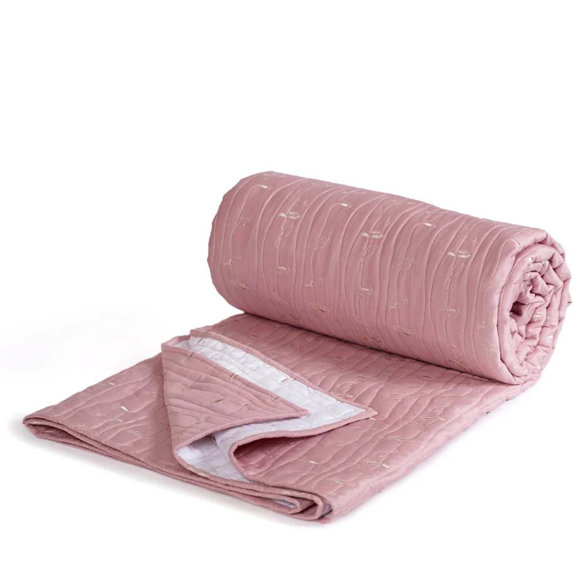 Embroidered 100% Pure Cotton King Size Bed Cover - Image 6