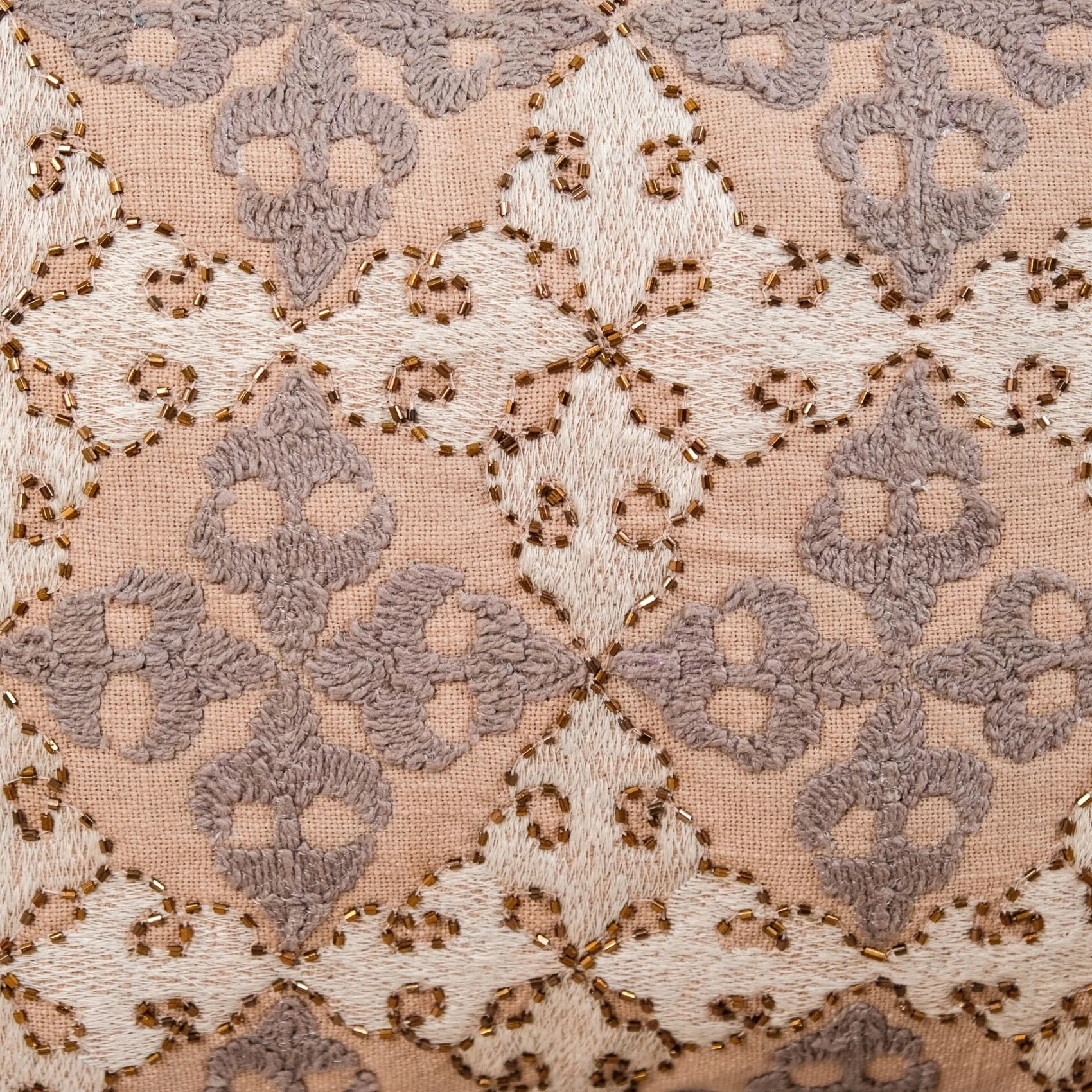Embroidered Cushion Cover With Handwork 50x35 cm - Image 6