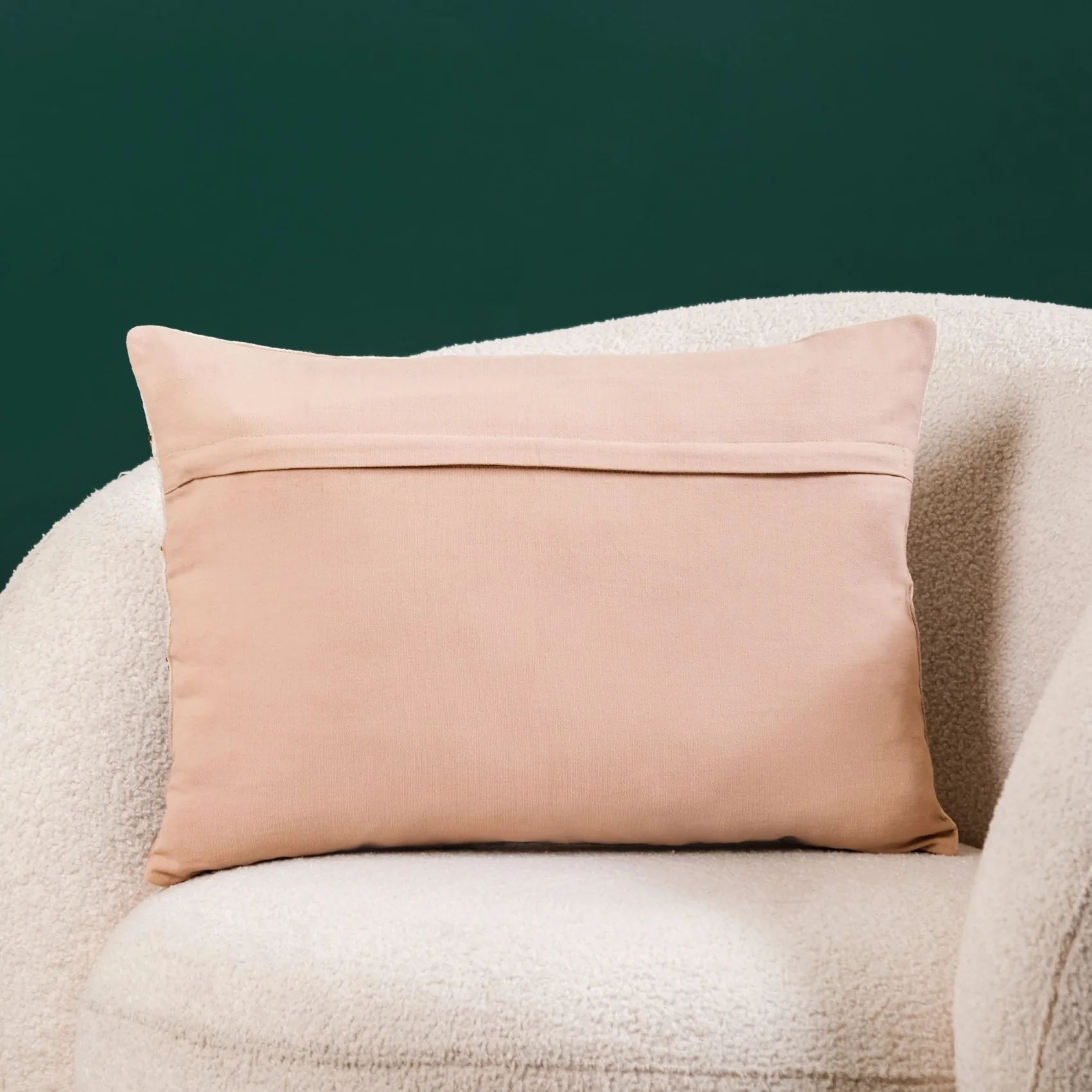 Embroidered Cushion Cover With Handwork 50x35 cm - Image 8