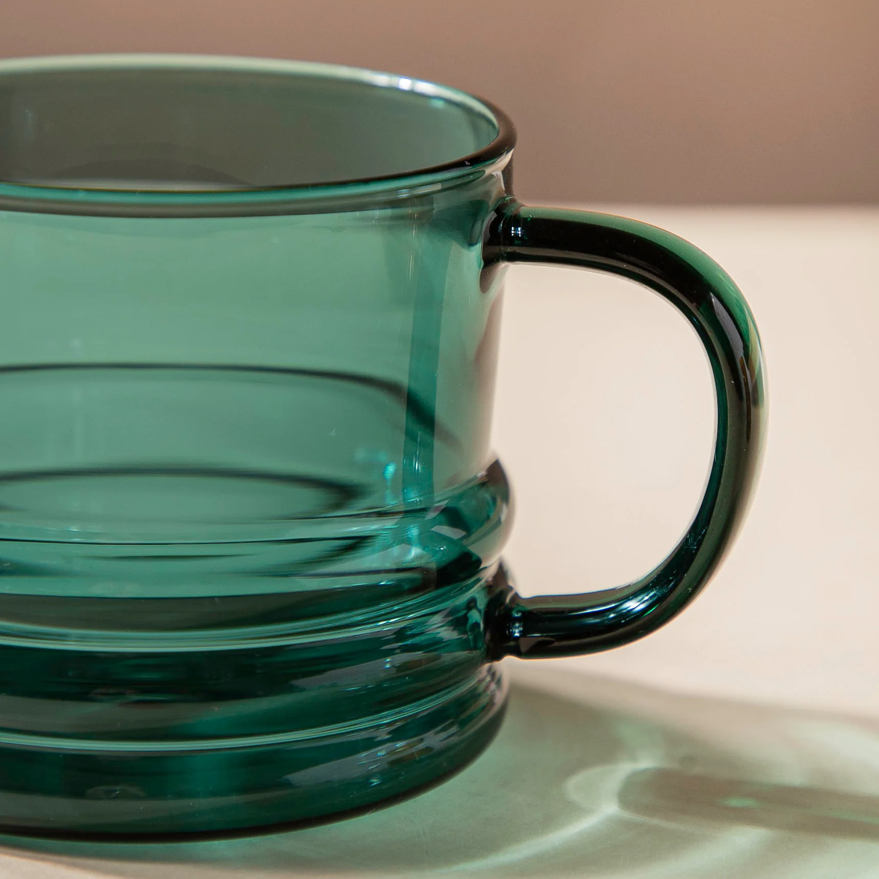 Emerald Modern Glass Cup 350ml - Image 4