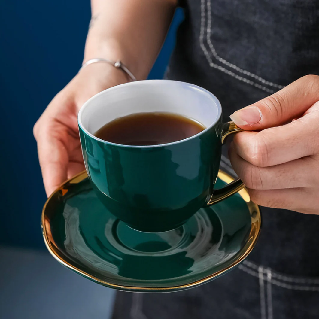 Emerald Tea Set With Stand - Image 7