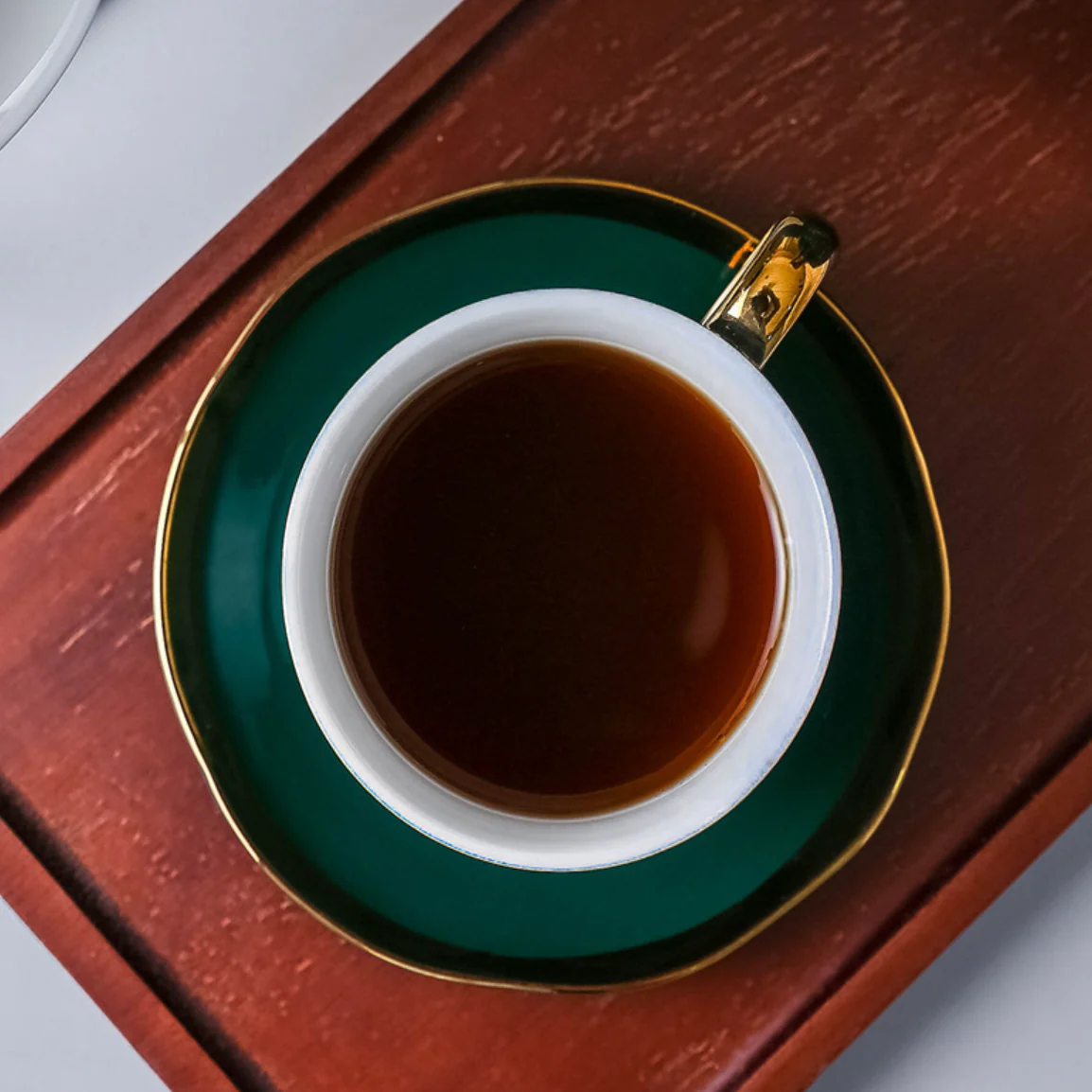 Emerald Tea Set With Stand - Image 8