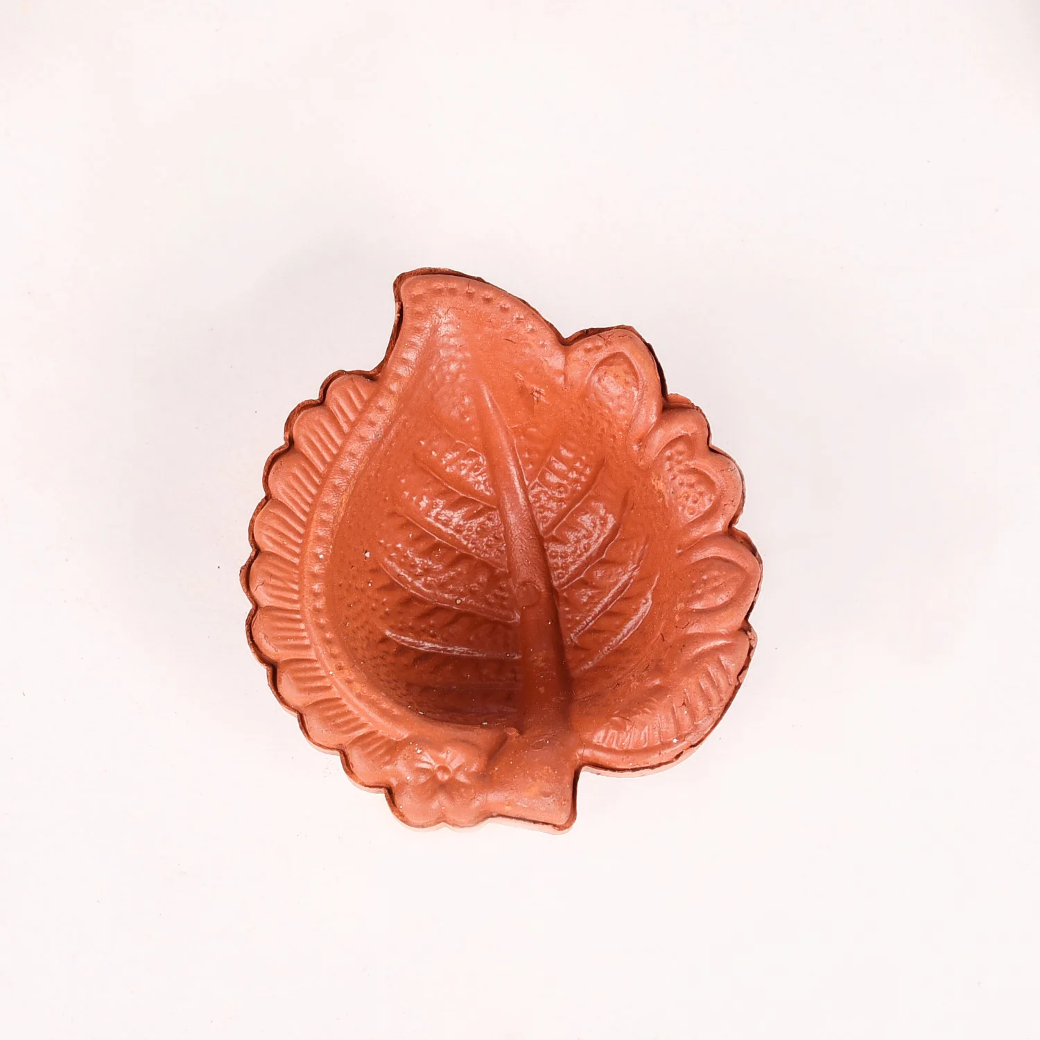 Engraved Natural Terracotta Diyas Set Of 48 - Image 8