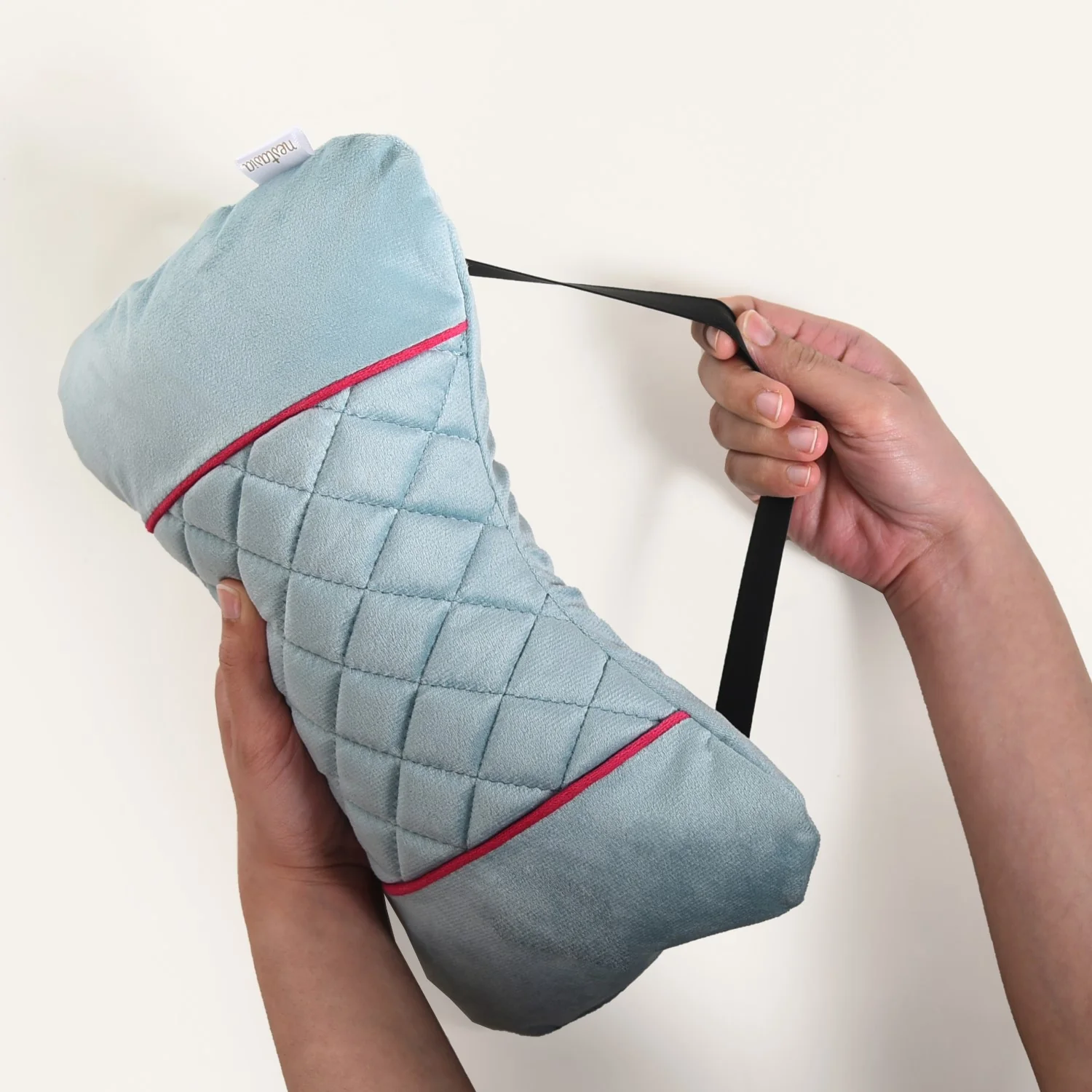 Ergonomic Velvet Car Neck Pillows Set Of 2 - Image 3
