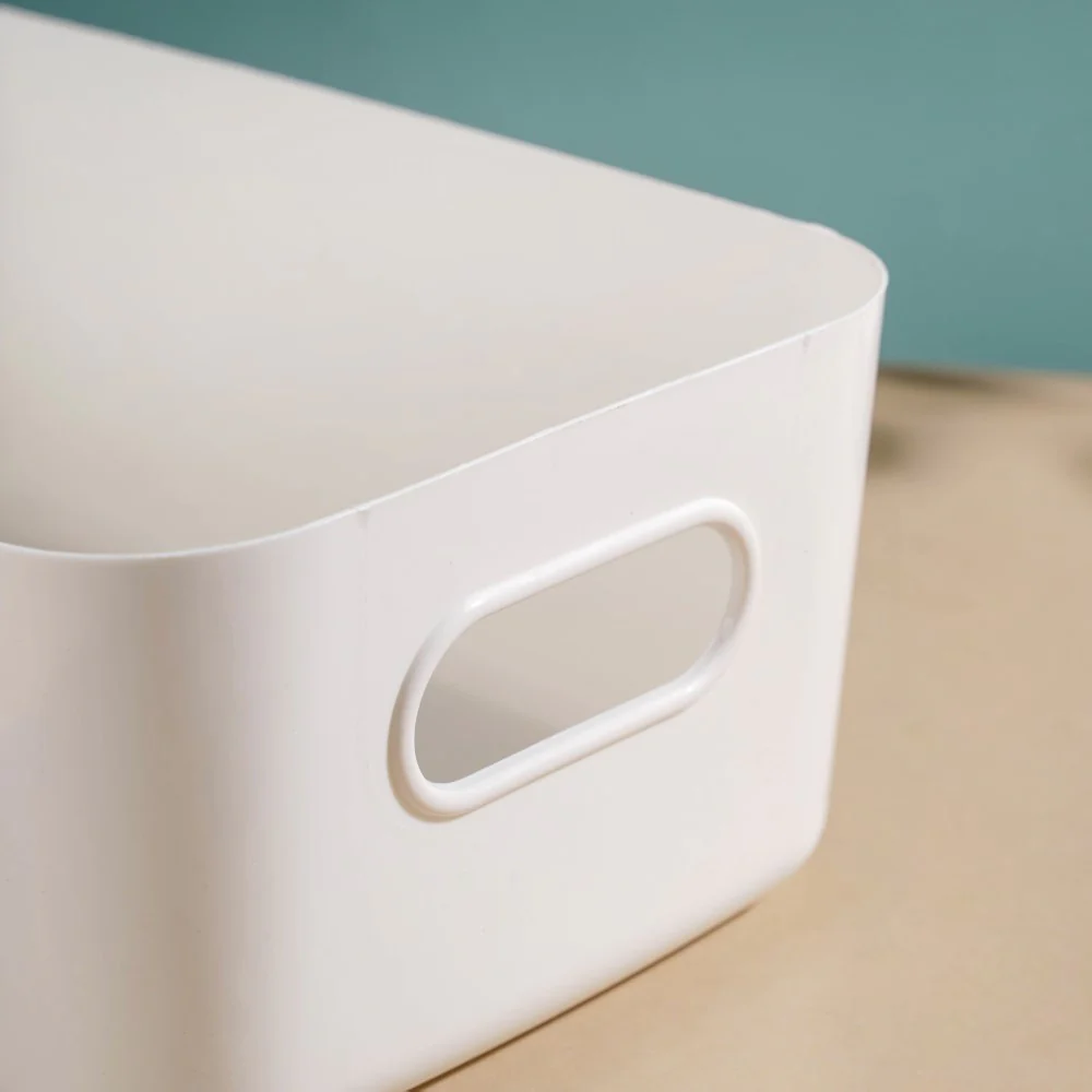 Essentials Storage Basket White Set Of 2 11 Inch - Image 5