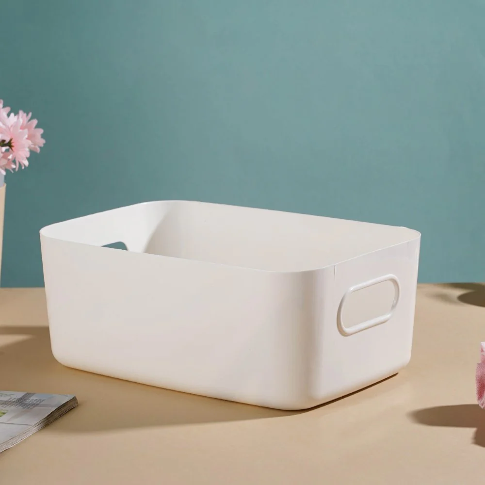 Essentials Storage Basket White Set Of 2 11 Inch - Image 6