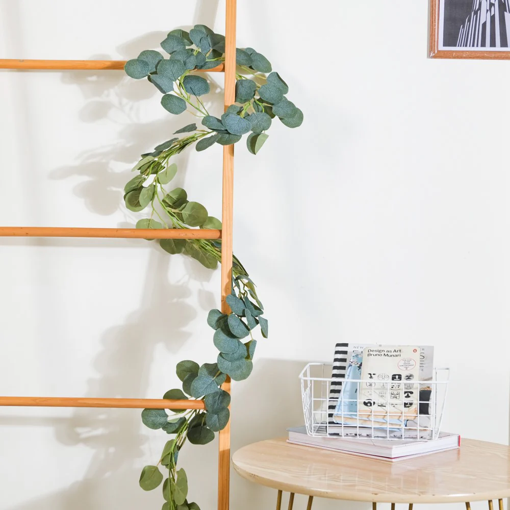 Eucalyptus Leaf Vine For Decoration Green - Image 2