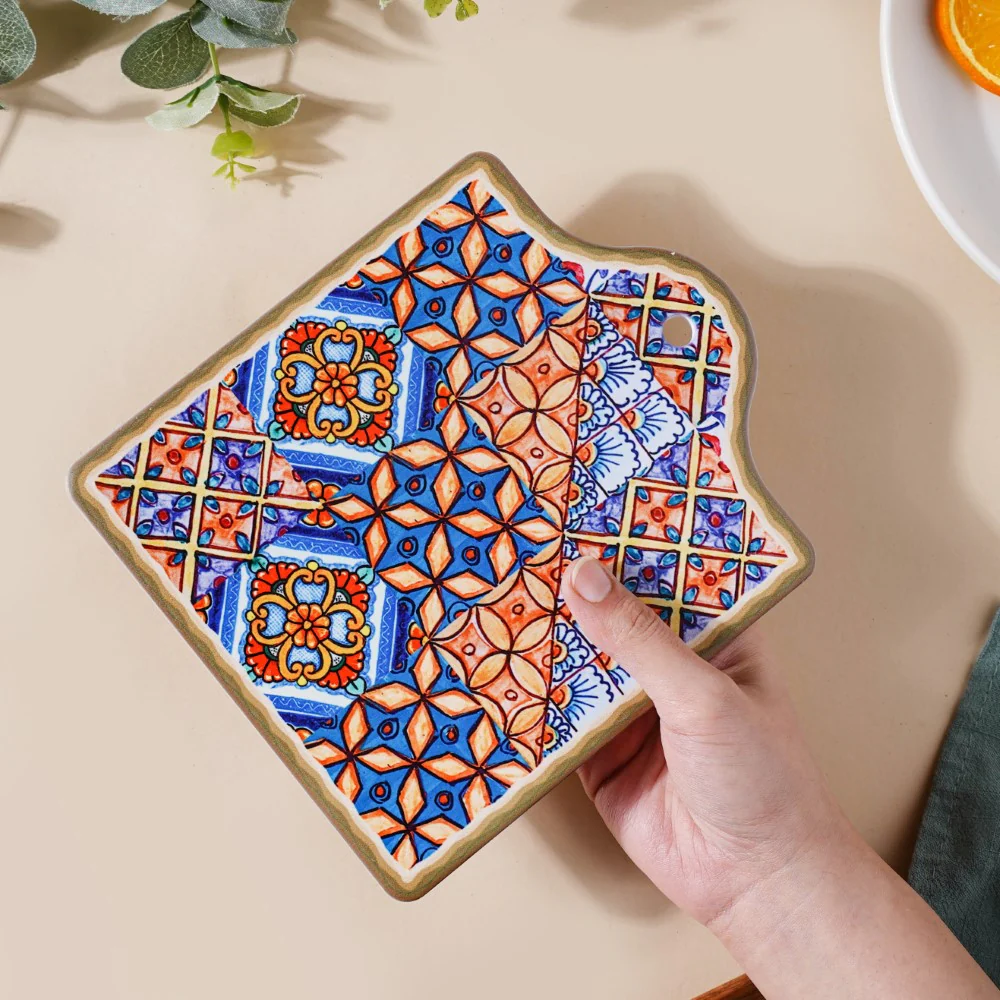 European Vibrant Traditional Trivet 7 Inch - Image 2