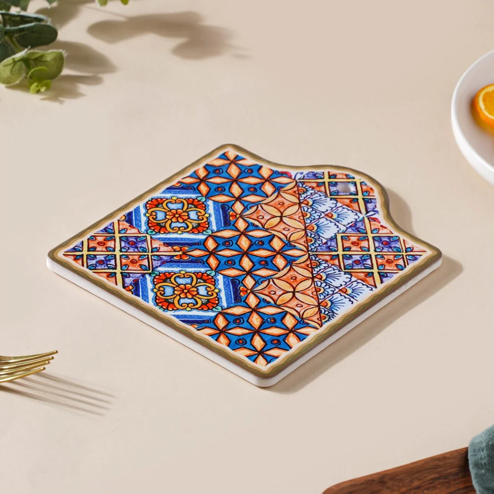 European Vibrant Traditional Trivet 7 Inch - Image 4