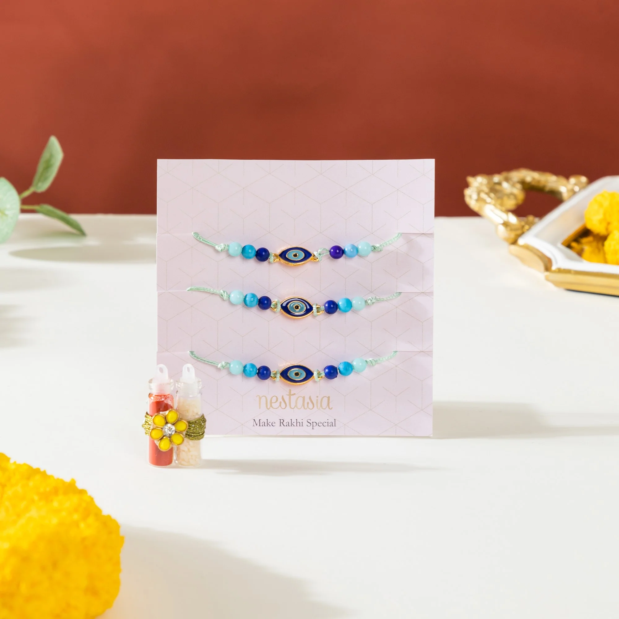 Evil Eye Raksha Bandhan Hamper Set Of 3 - Image 6