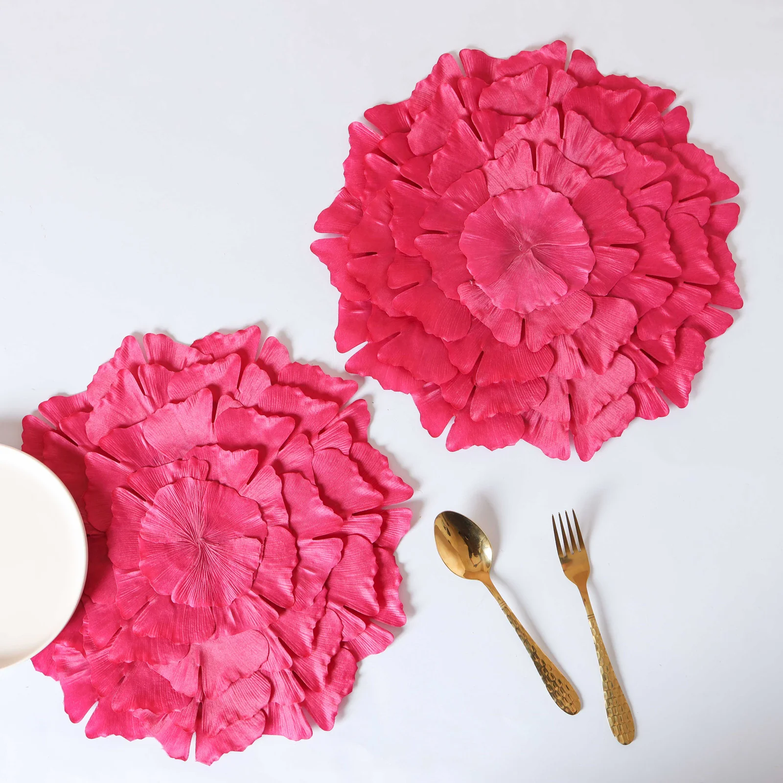 Fabric Flower Placemat Set of 2 - Image 5