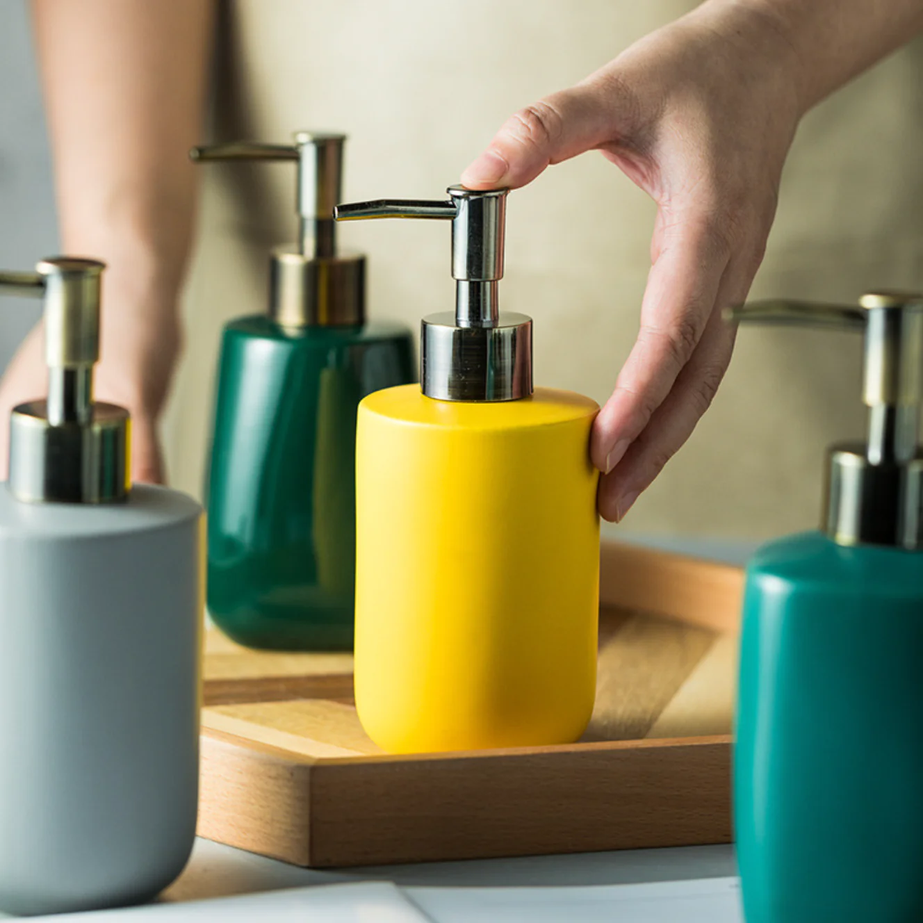 Fancy Soap Pump Bottle - Image 2