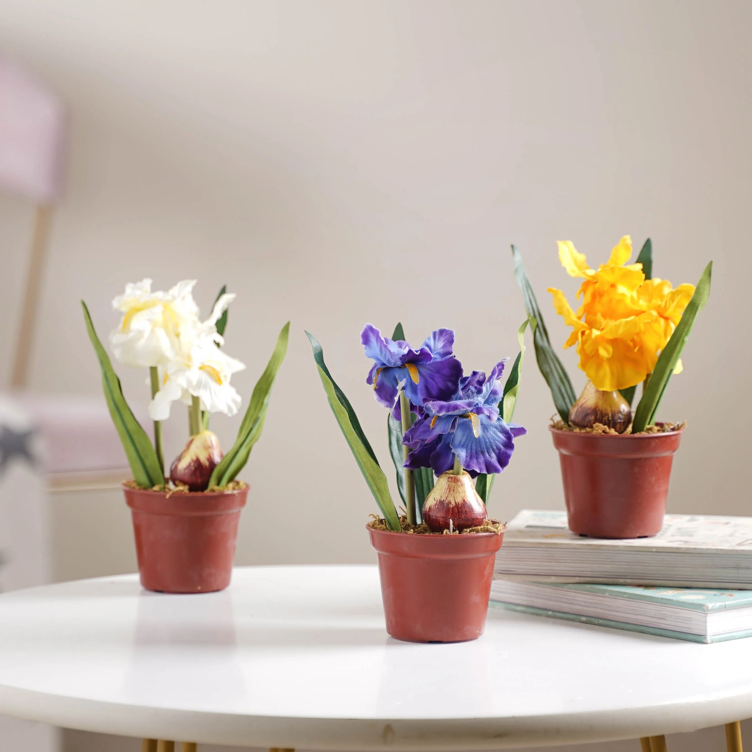 Faux Iris Plant - Image 2