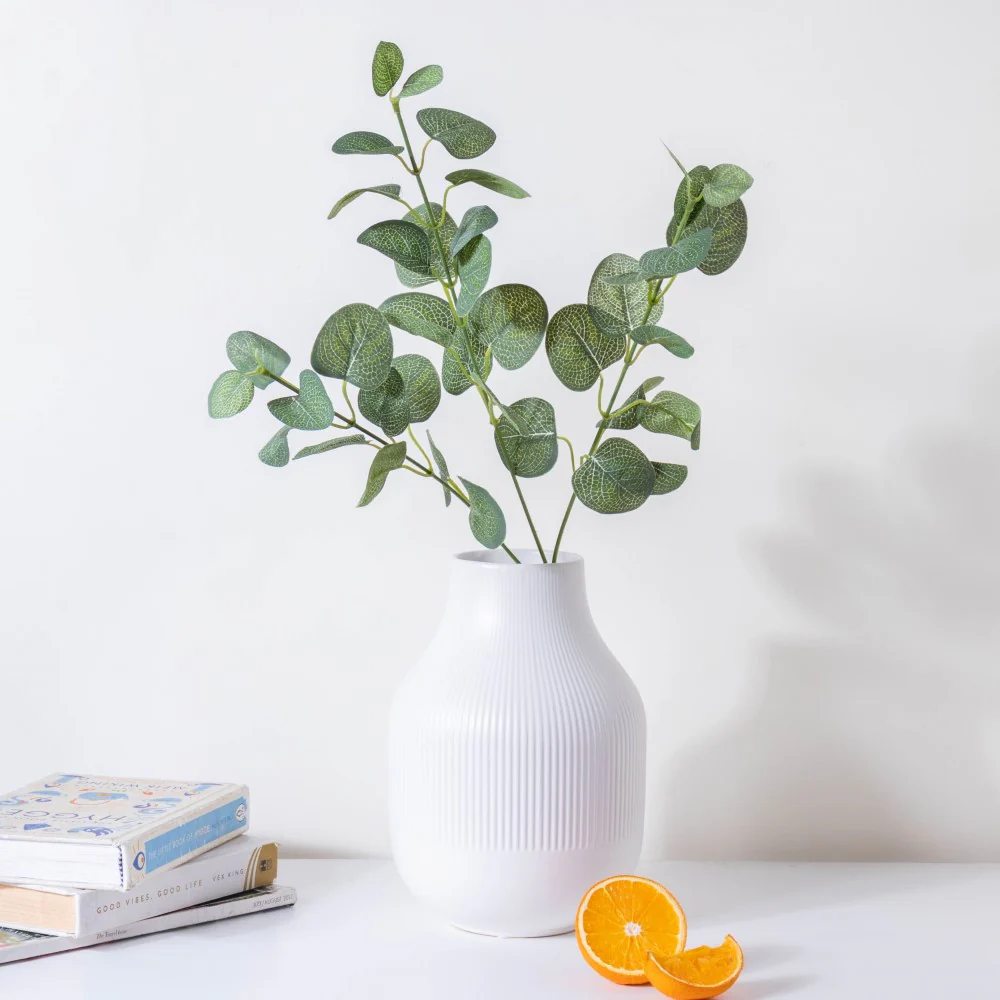 Faux Eucalyptus Leaves Green - Image 4