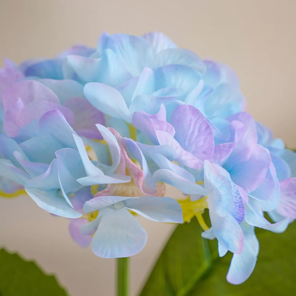 Faux Hydrangea Flower Purple - Image 4