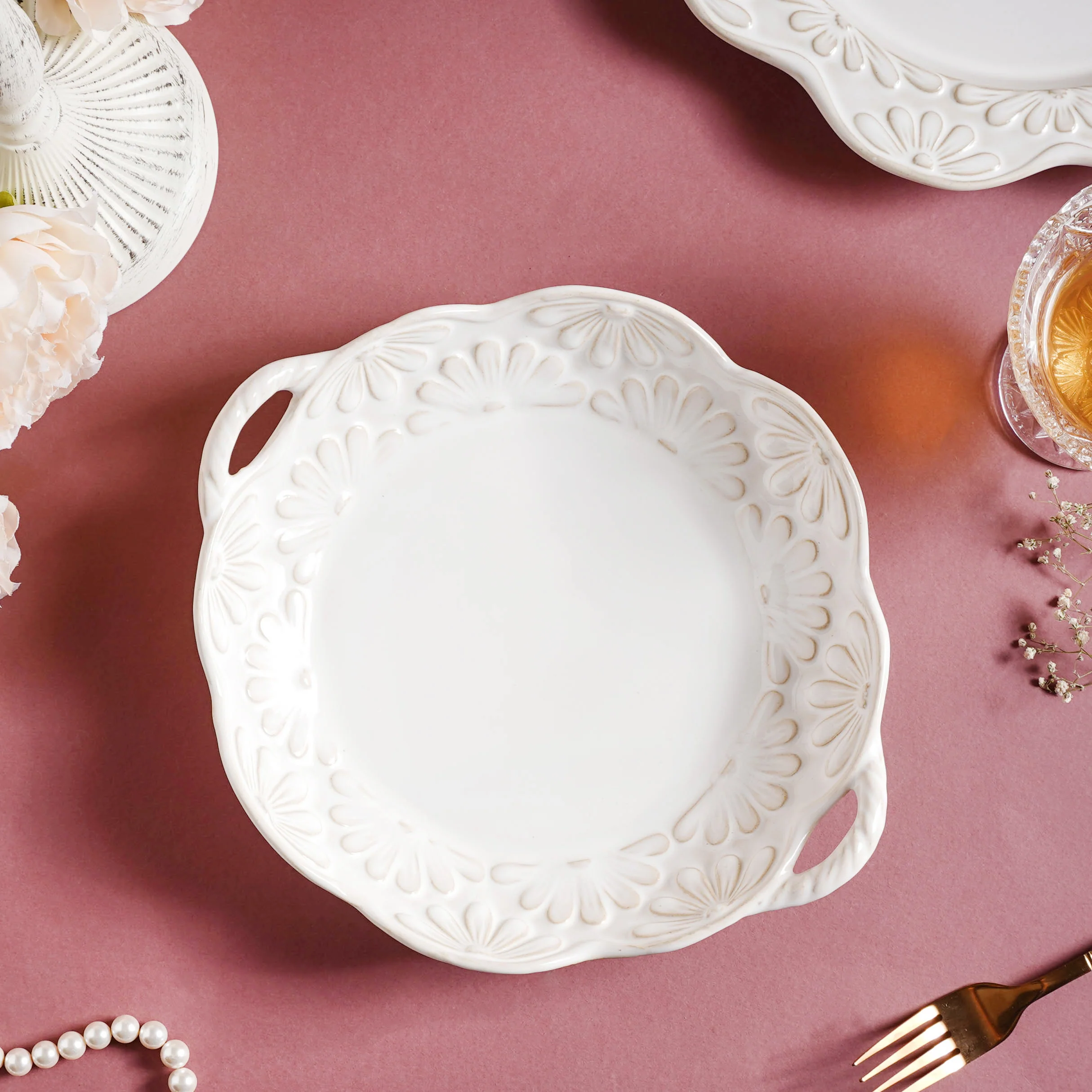 Faye Floral 23 Piece Dinner Set For 6 - Image 5