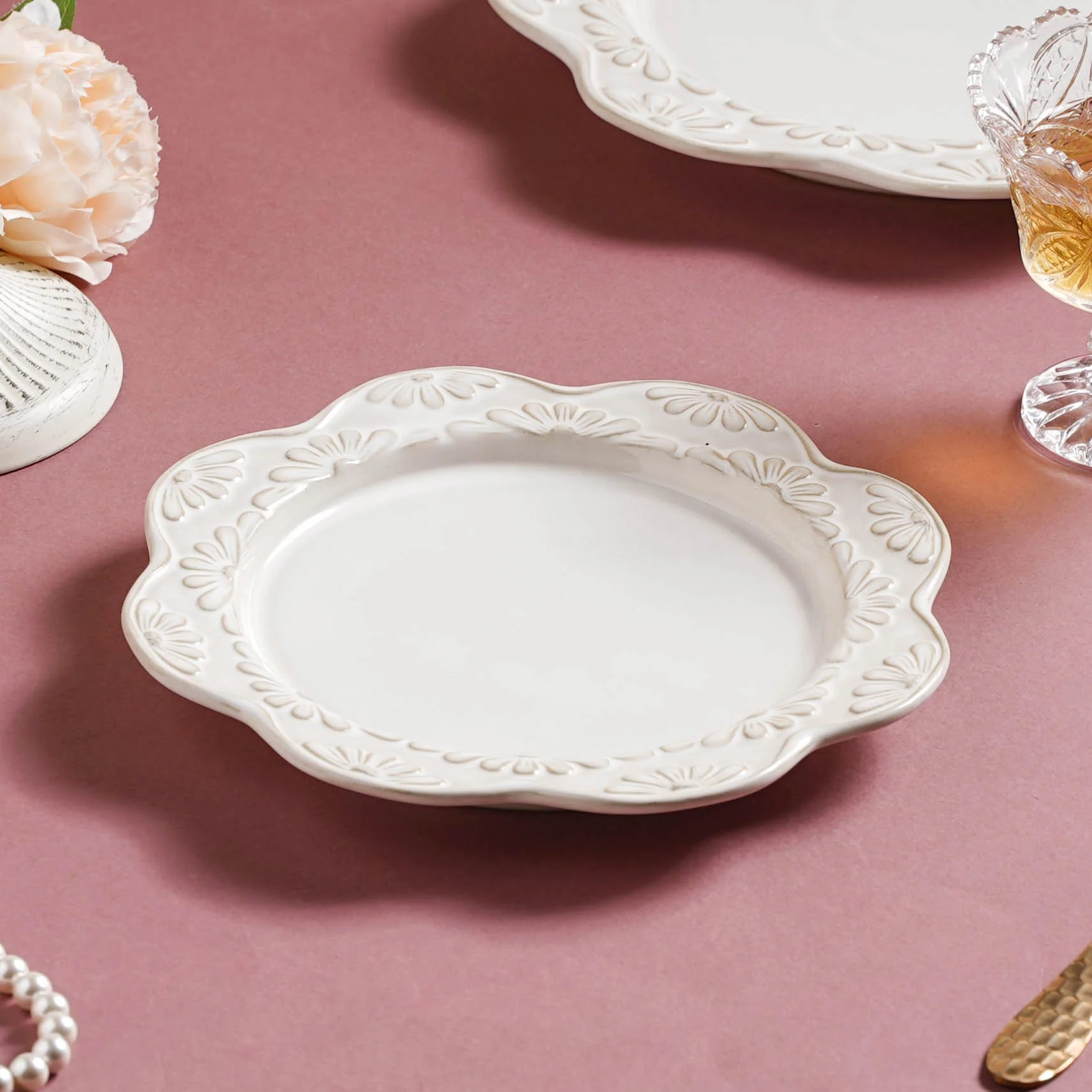Faye Floral Side Plate 9 Inch - Image 5
