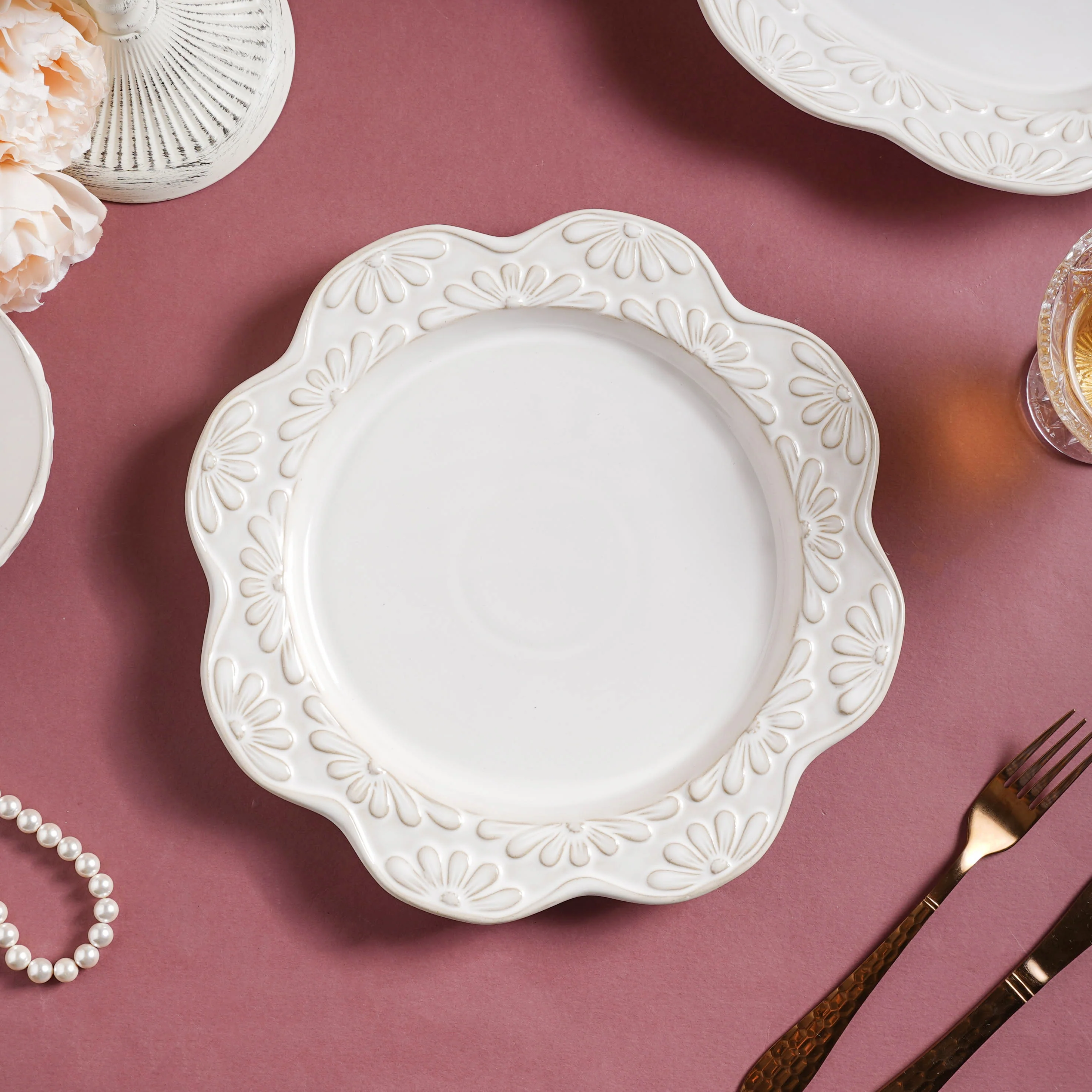 Faye Floral Side Plate 9 Inch - Image 6