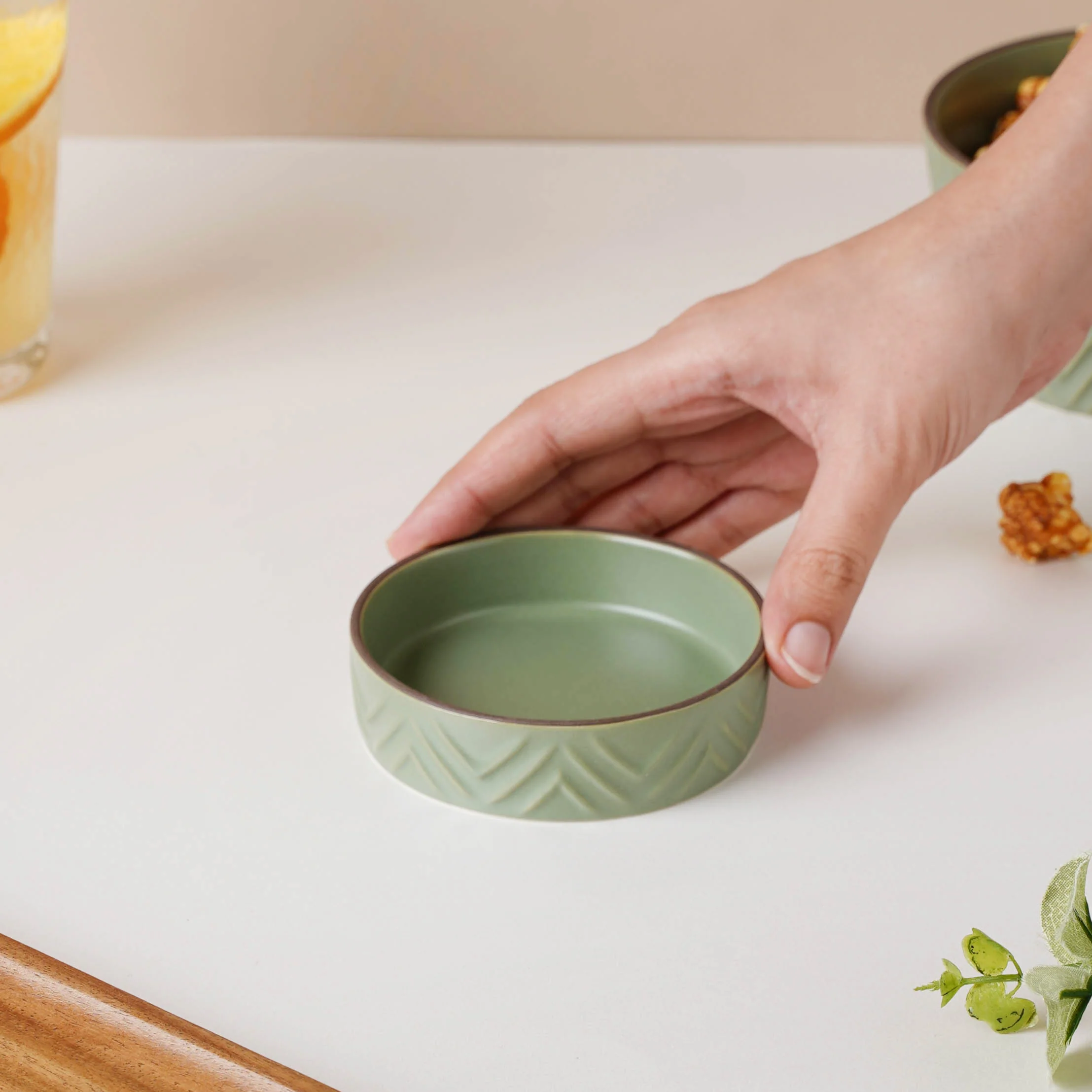 Fern Green Dip Bowl - Image 5