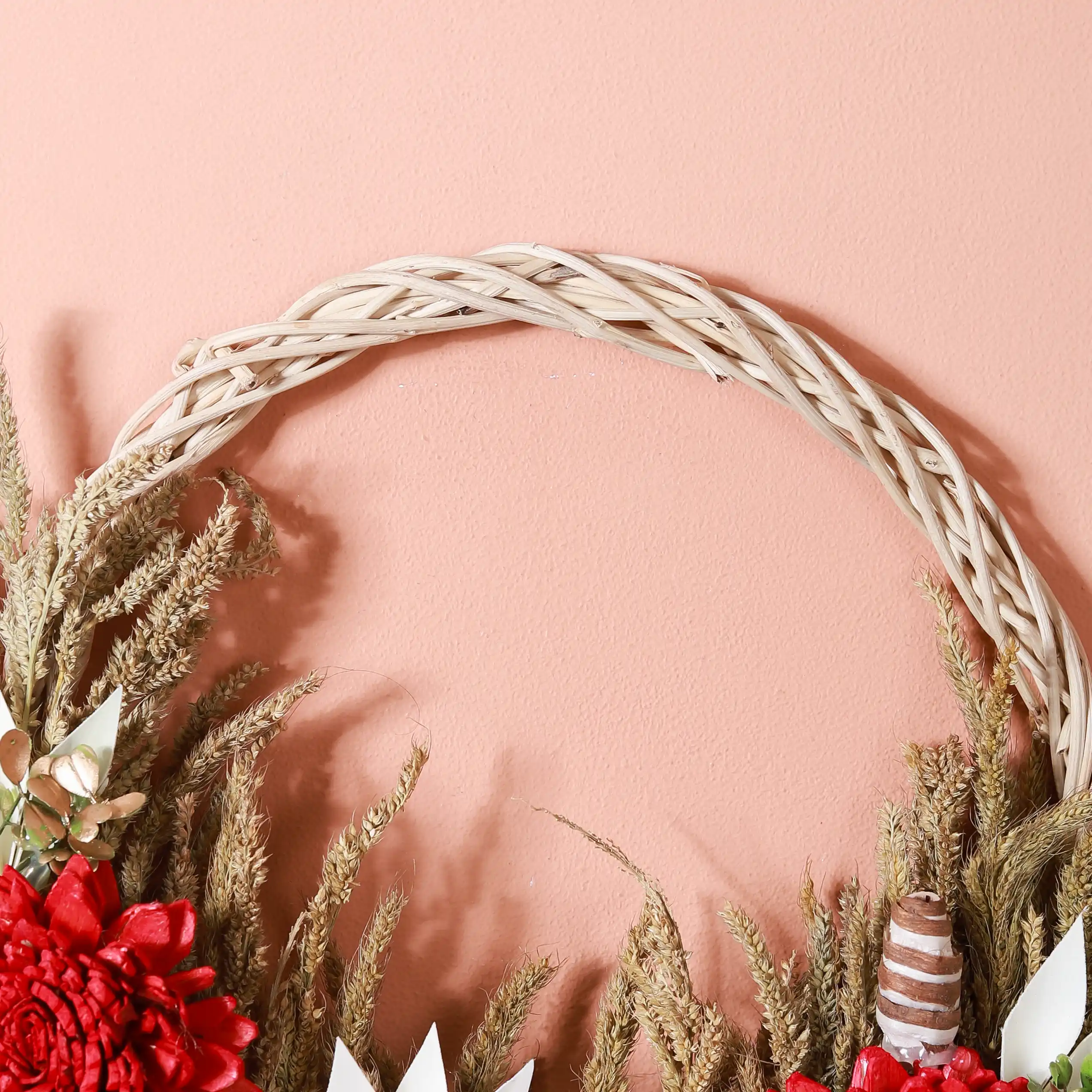 Festive Flower Wreath For Wall Decor - Image 7