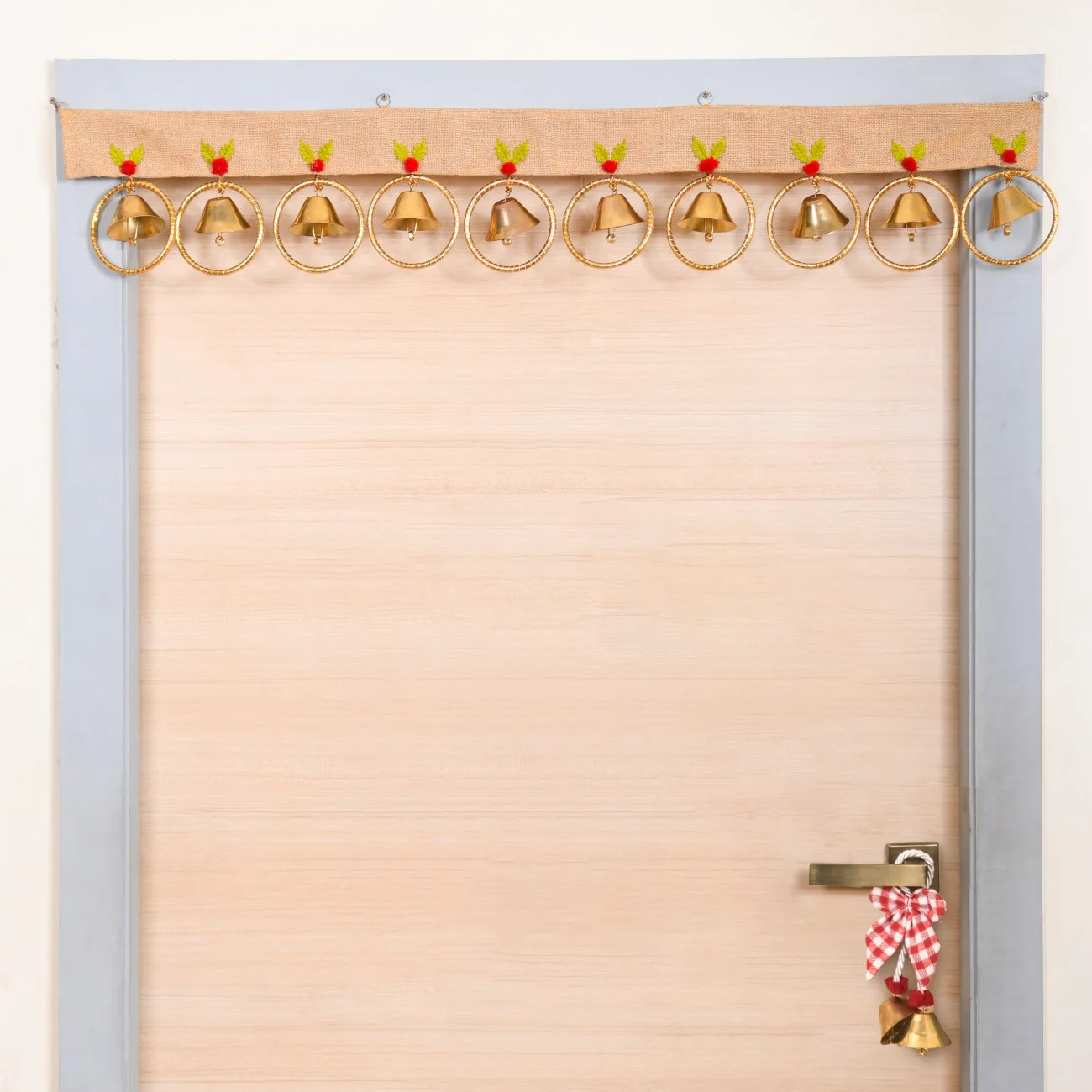 Festive Jingle Bells Door Hanging - Image 3