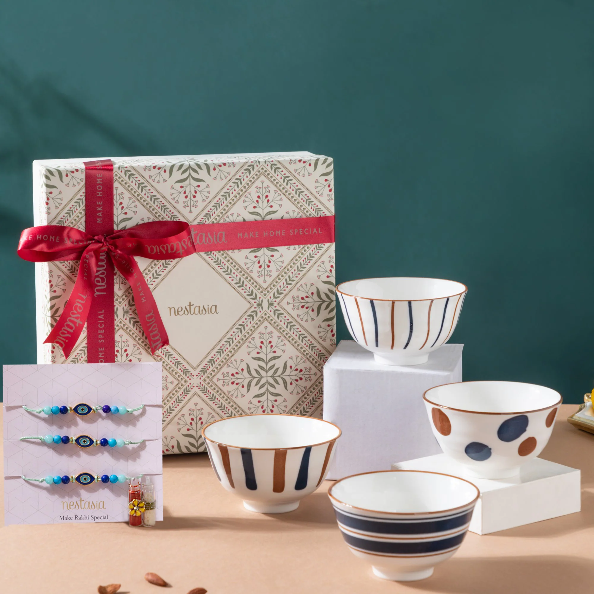 Festive Raksha Bandhan Gift Box Set Of 5 - Image 2