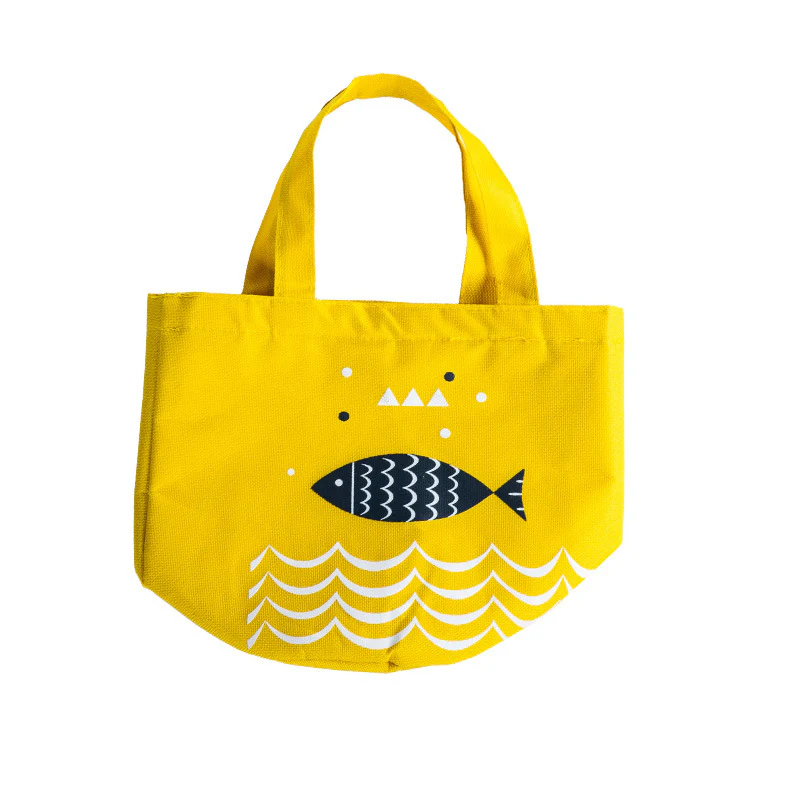 Fish Print Lunch Bag - Image 13