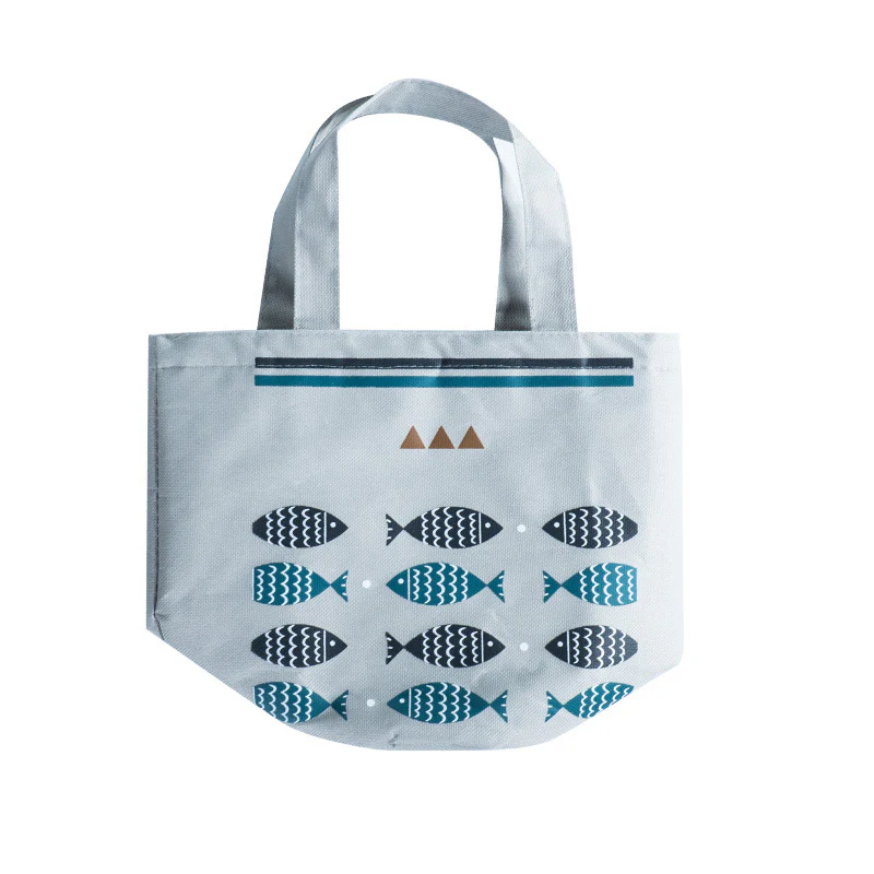 Fish Print Lunch Bag - Image 15