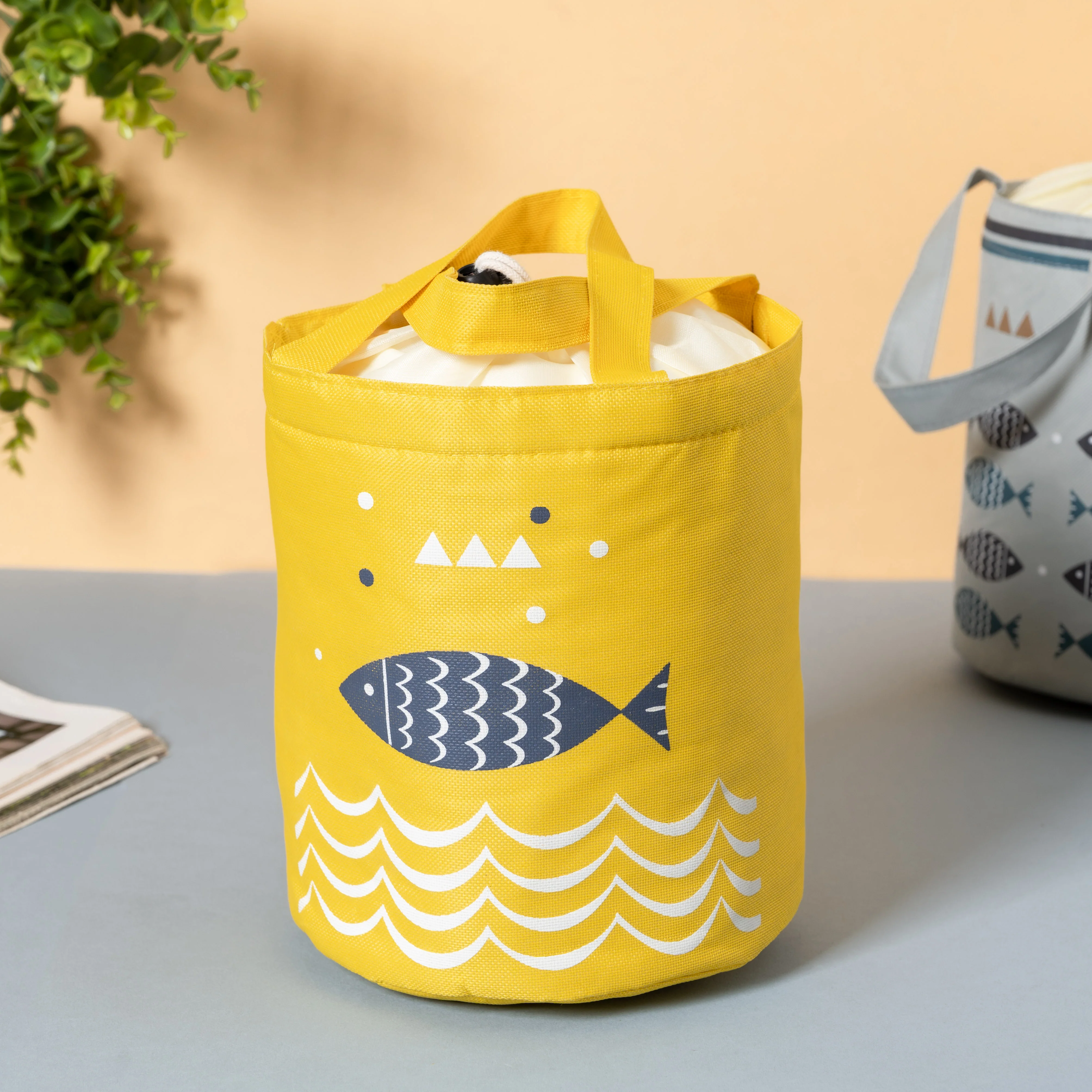 Fish Print Lunch Bag - Image 17